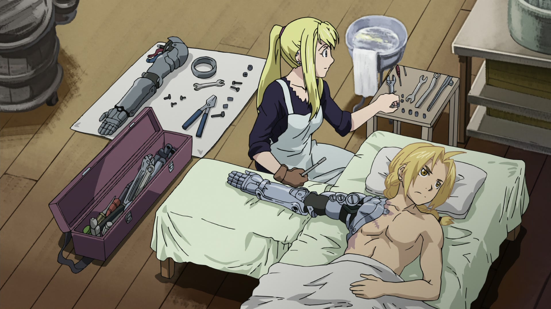 Fullmetal Alchemist: Brotherhood Ep 37: The First Homunculus @ 00:02:07
