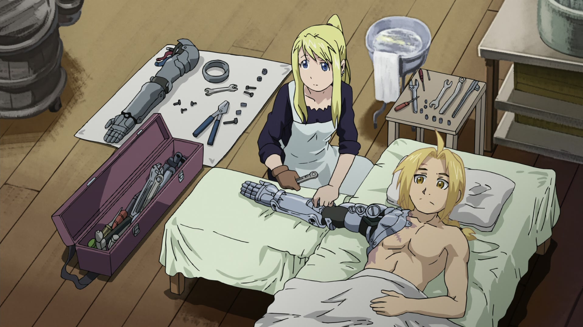 Fullmetal Alchemist: Brotherhood Ep 37: The First Homunculus @ 00:02:11