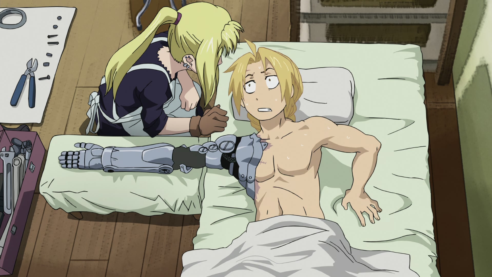 Fullmetal Alchemist: Brotherhood Ep 37: The First Homunculus @ 00:04:02