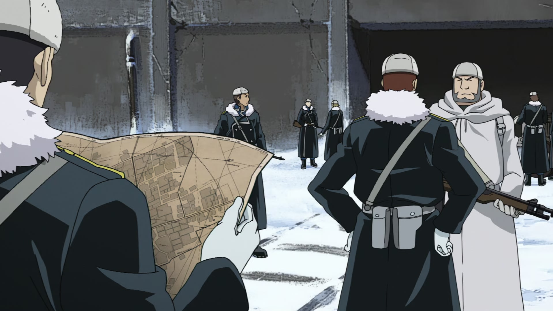 Fullmetal Alchemist: Brotherhood Ep 38: Conflict at Baschool @ 00:03:28
