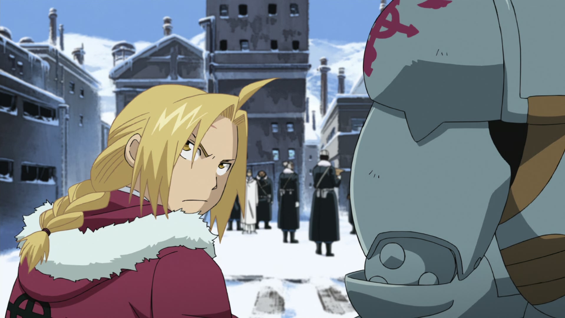 Fullmetal Alchemist: Brotherhood Ep 38: Conflict at Baschool @ 00:03:45