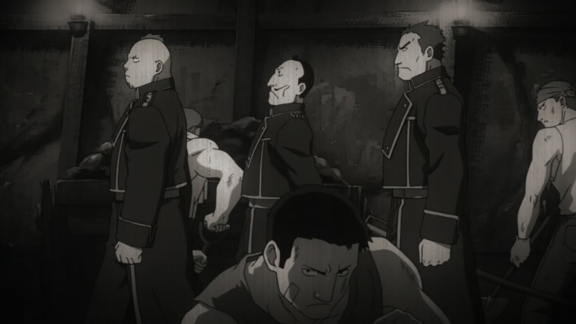 Fullmetal Alchemist: Brotherhood Ep 38: Conflict at Baschool @ 00:07:06