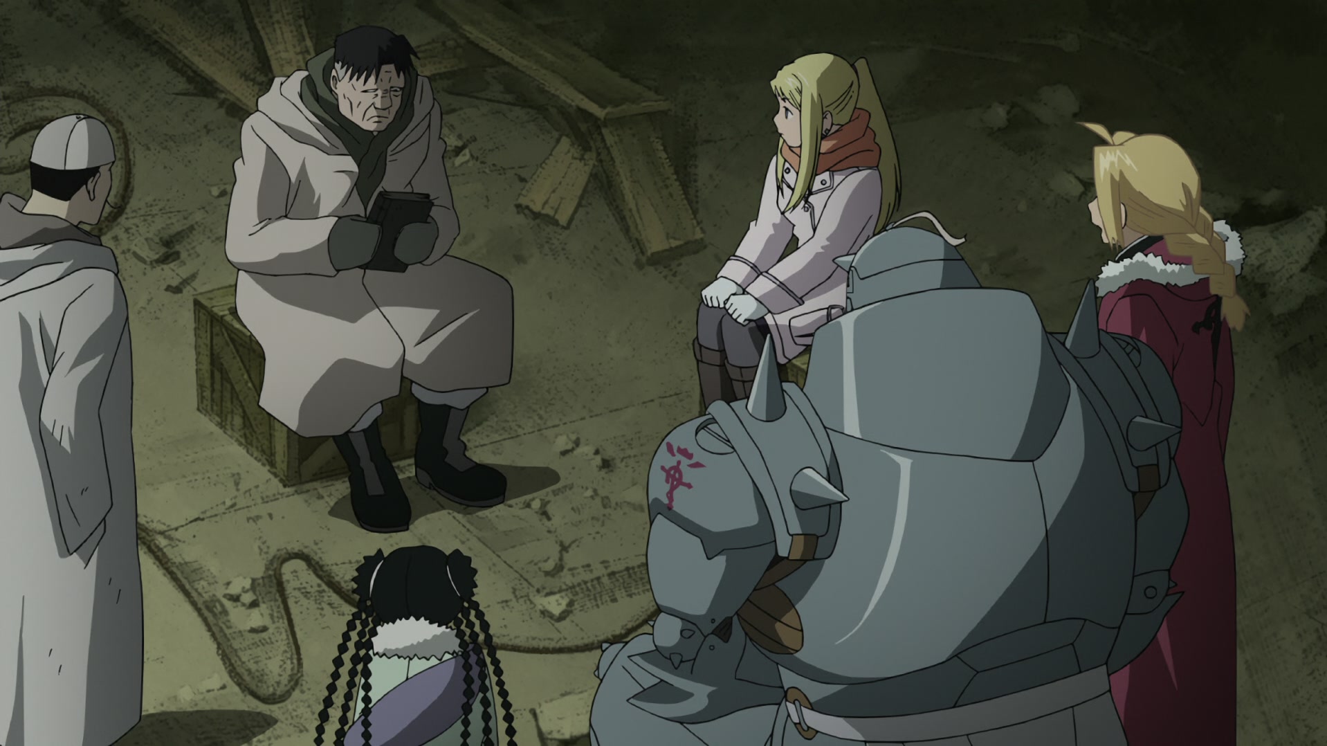 Fullmetal Alchemist: Brotherhood Ep 38: Conflict at Baschool @ 00:12:18