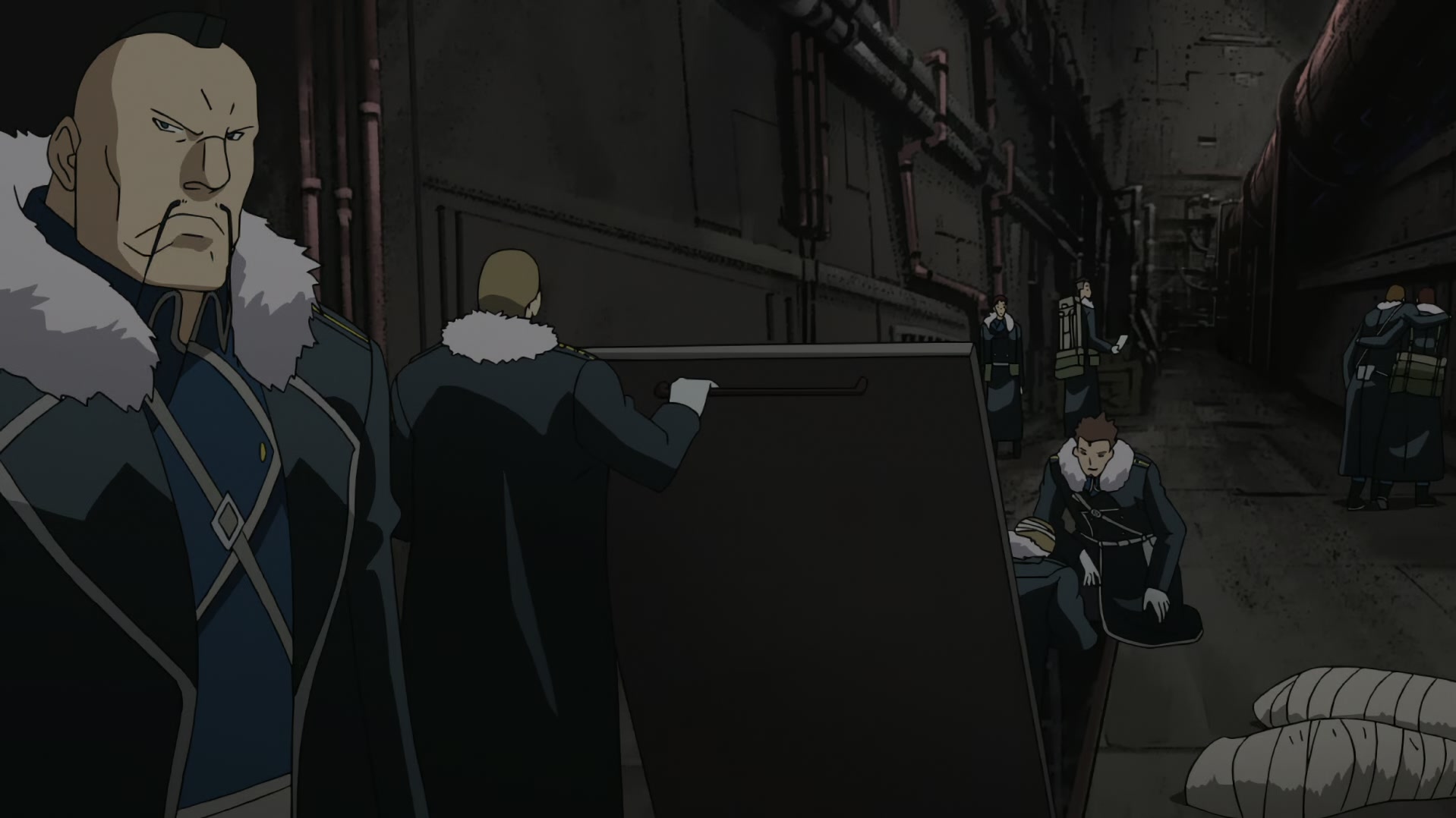 Fullmetal Alchemist: Brotherhood Ep 38: Conflict at Baschool @ 00:20:00