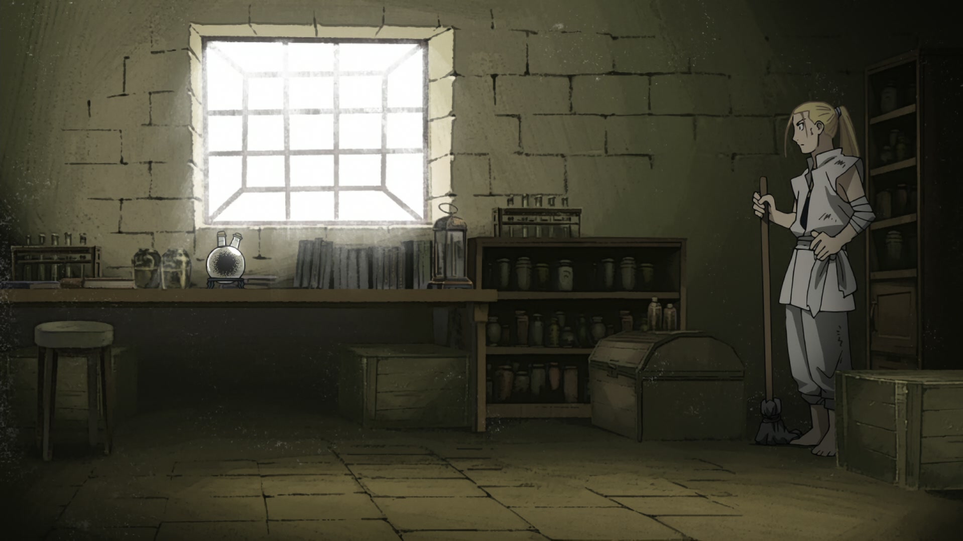 Fullmetal Alchemist: Brotherhood Ep 40: Homunculus (The Dwarf in the Flask) @ 00:08:05