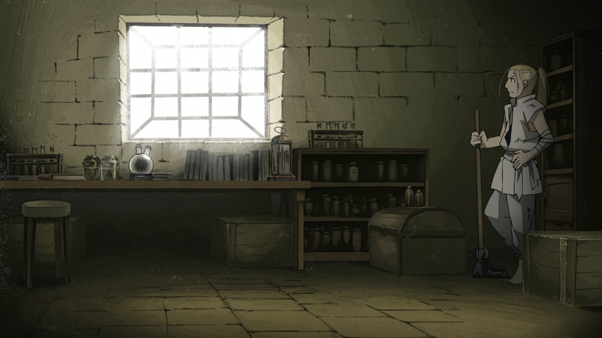 Fullmetal Alchemist: Brotherhood Ep 40: Homunculus (The Dwarf in the Flask) @ 00:08:53