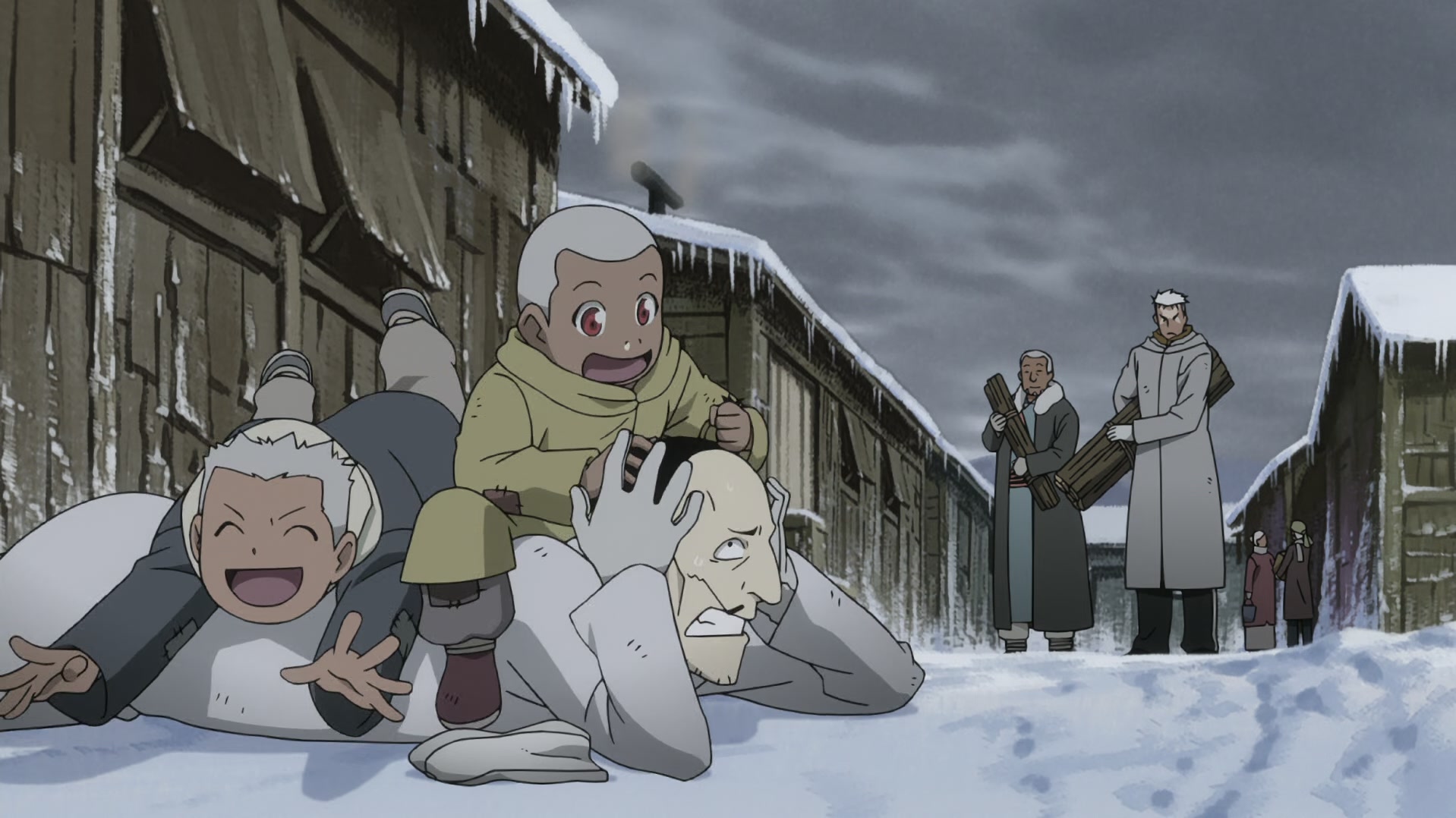 Fullmetal Alchemist: Brotherhood Ep 43: Bite of the Ant @ 00:03:07