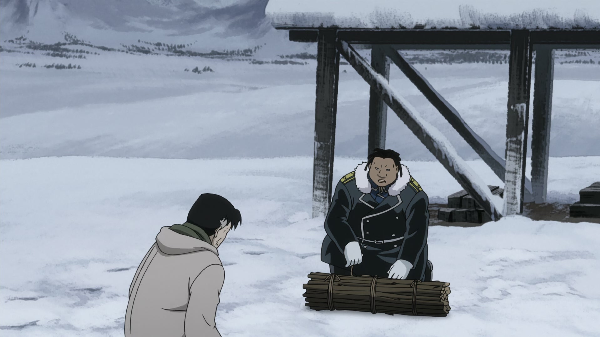Fullmetal Alchemist: Brotherhood Ep 43: Bite of the Ant @ 00:05:12