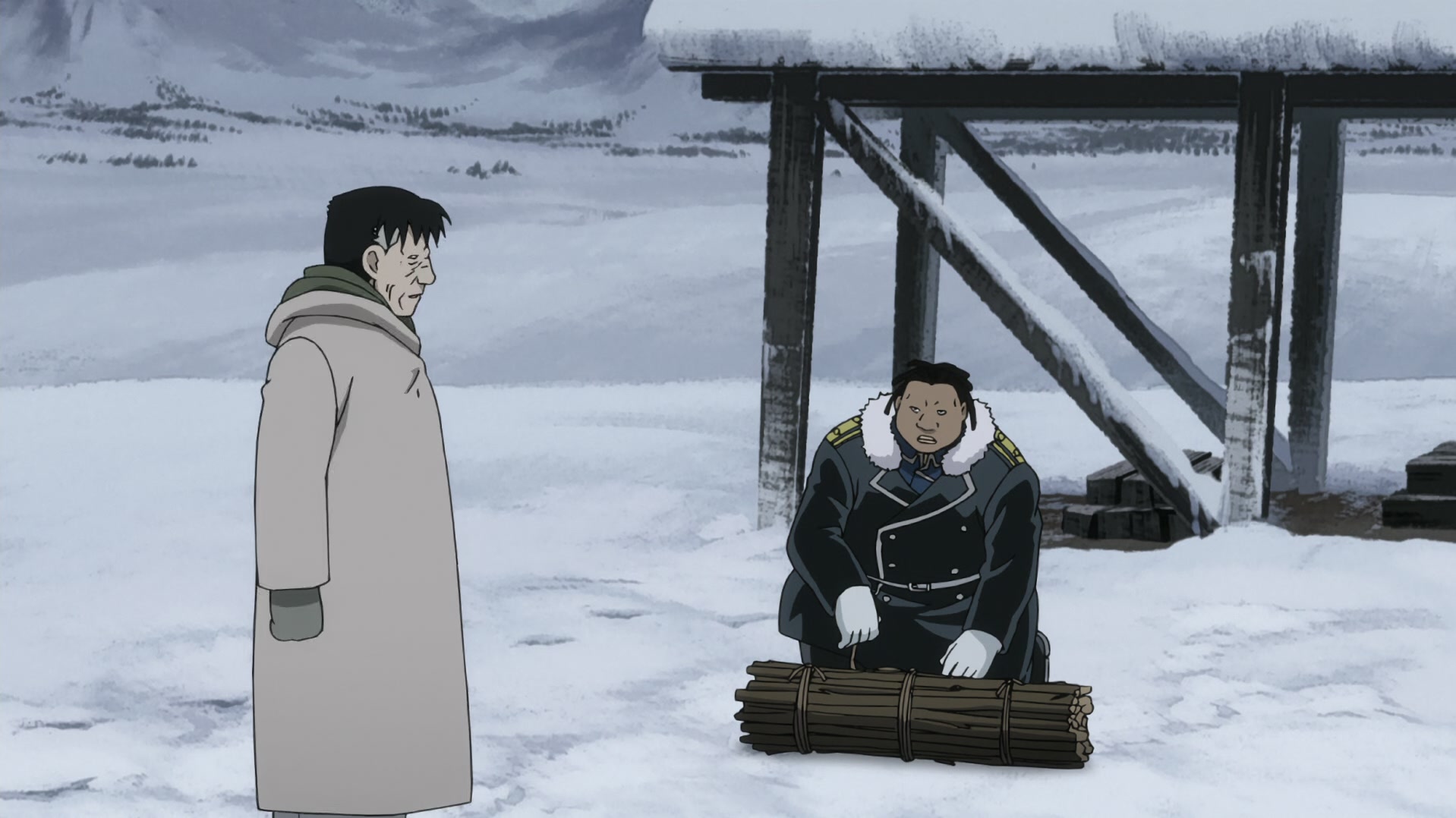 Fullmetal Alchemist: Brotherhood Ep 43: Bite of the Ant @ 00:05:16