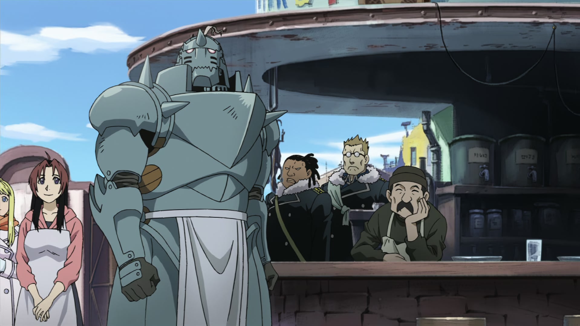 Fullmetal Alchemist: Brotherhood Ep 44: Revving at Full Throttle @ 00:02:44