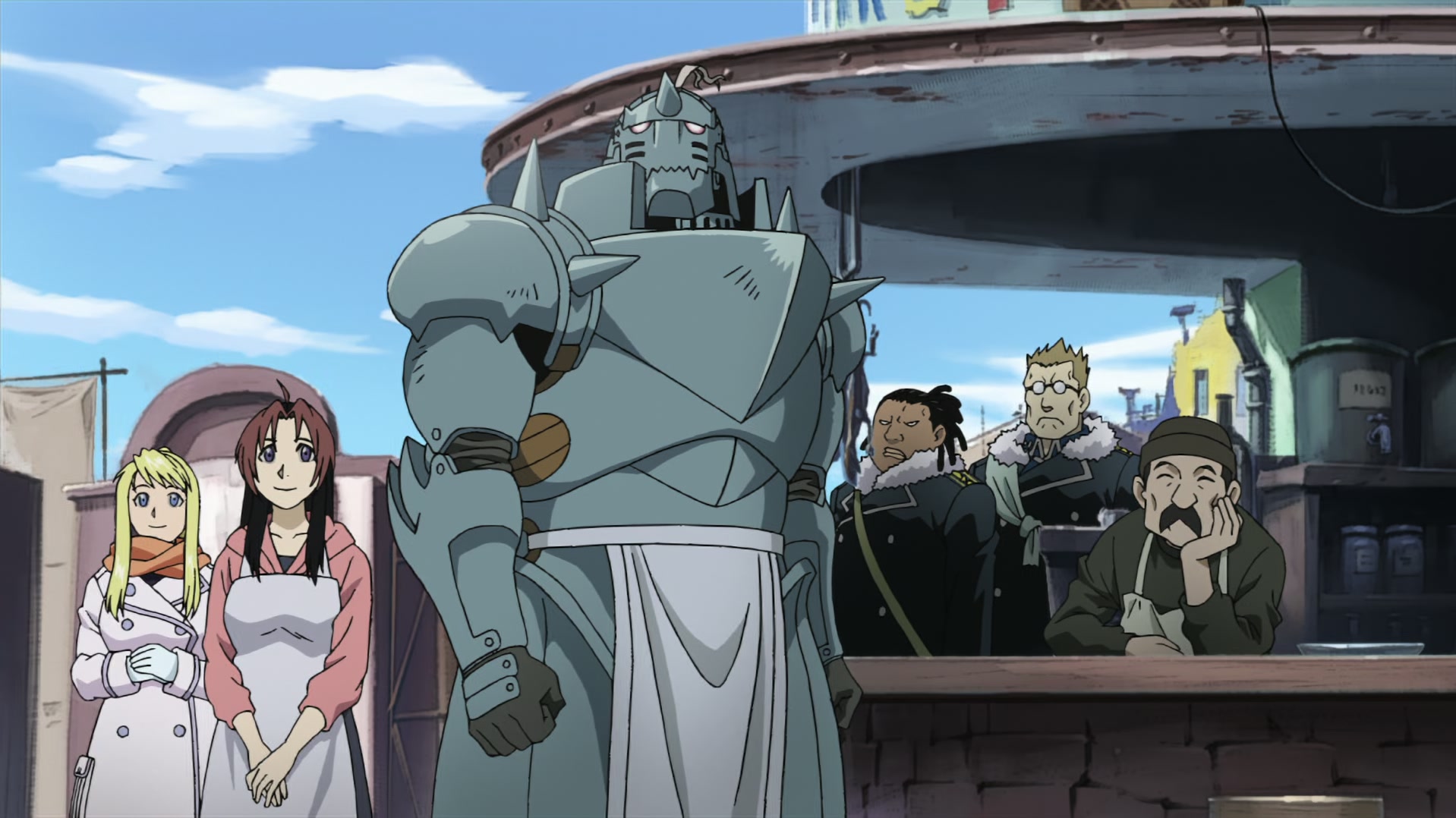 Fullmetal Alchemist: Brotherhood Ep 44: Revving at Full Throttle @ 00:02:47