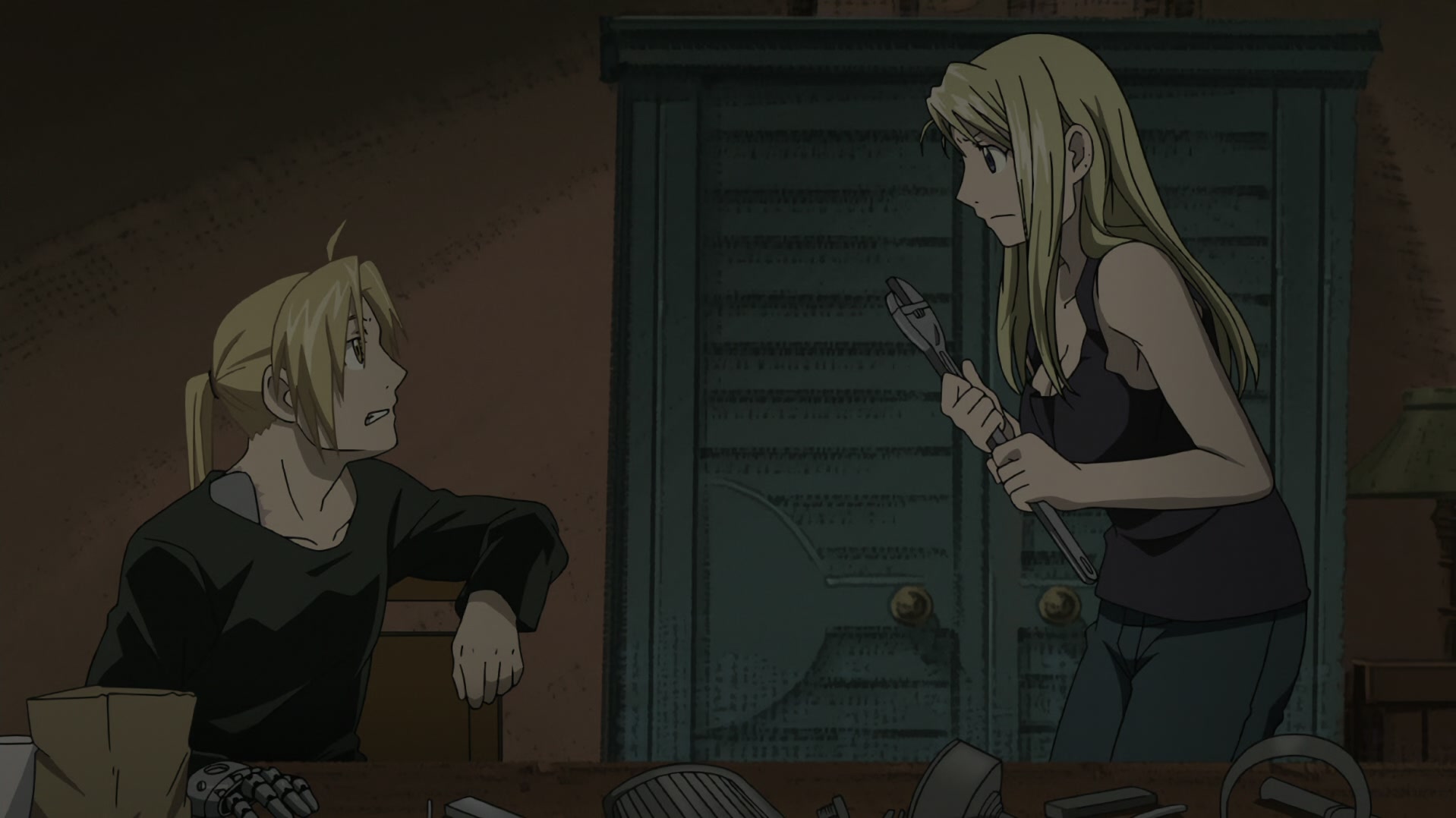 Fullmetal Alchemist: Brotherhood Ep 46: Looming Shadows @ 00:04:53