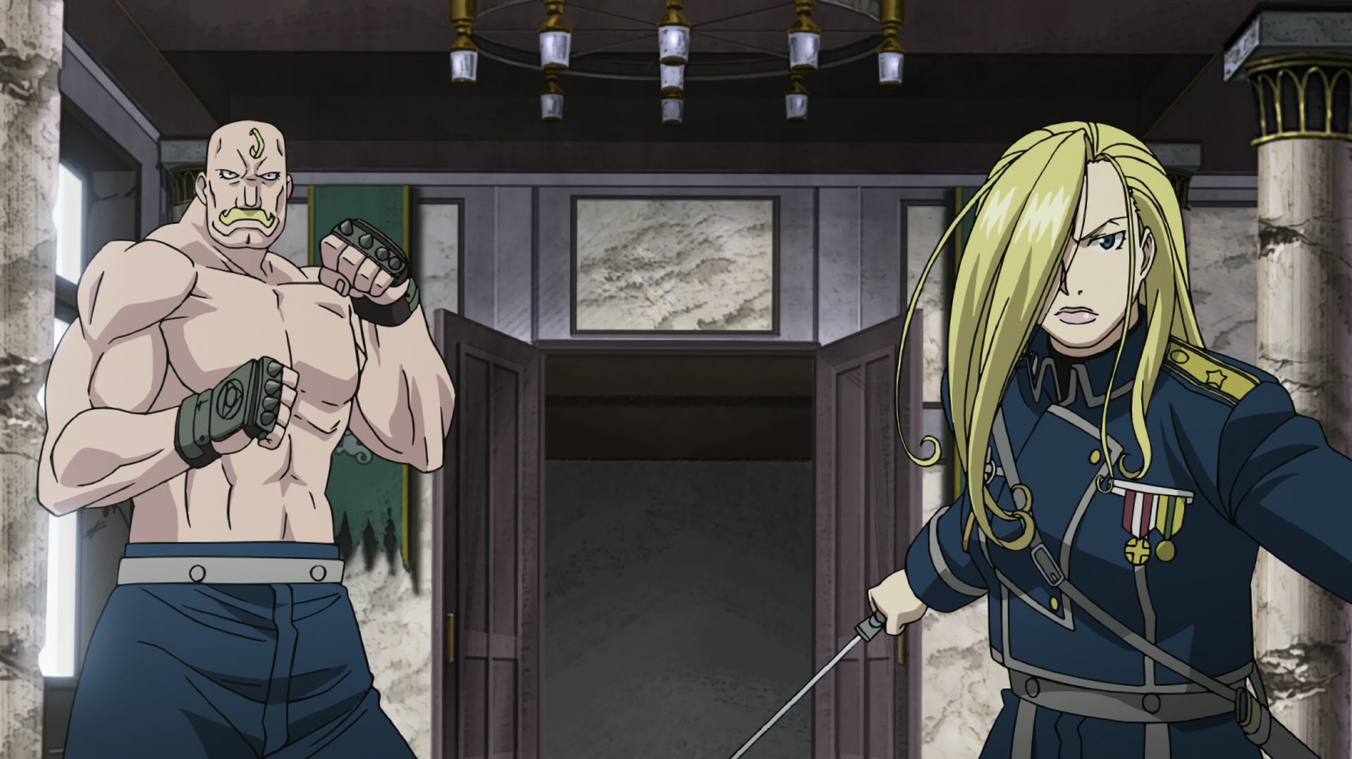 Fullmetal Alchemist: Brotherhood Ep 52: Combined Strength @ 00:05:43