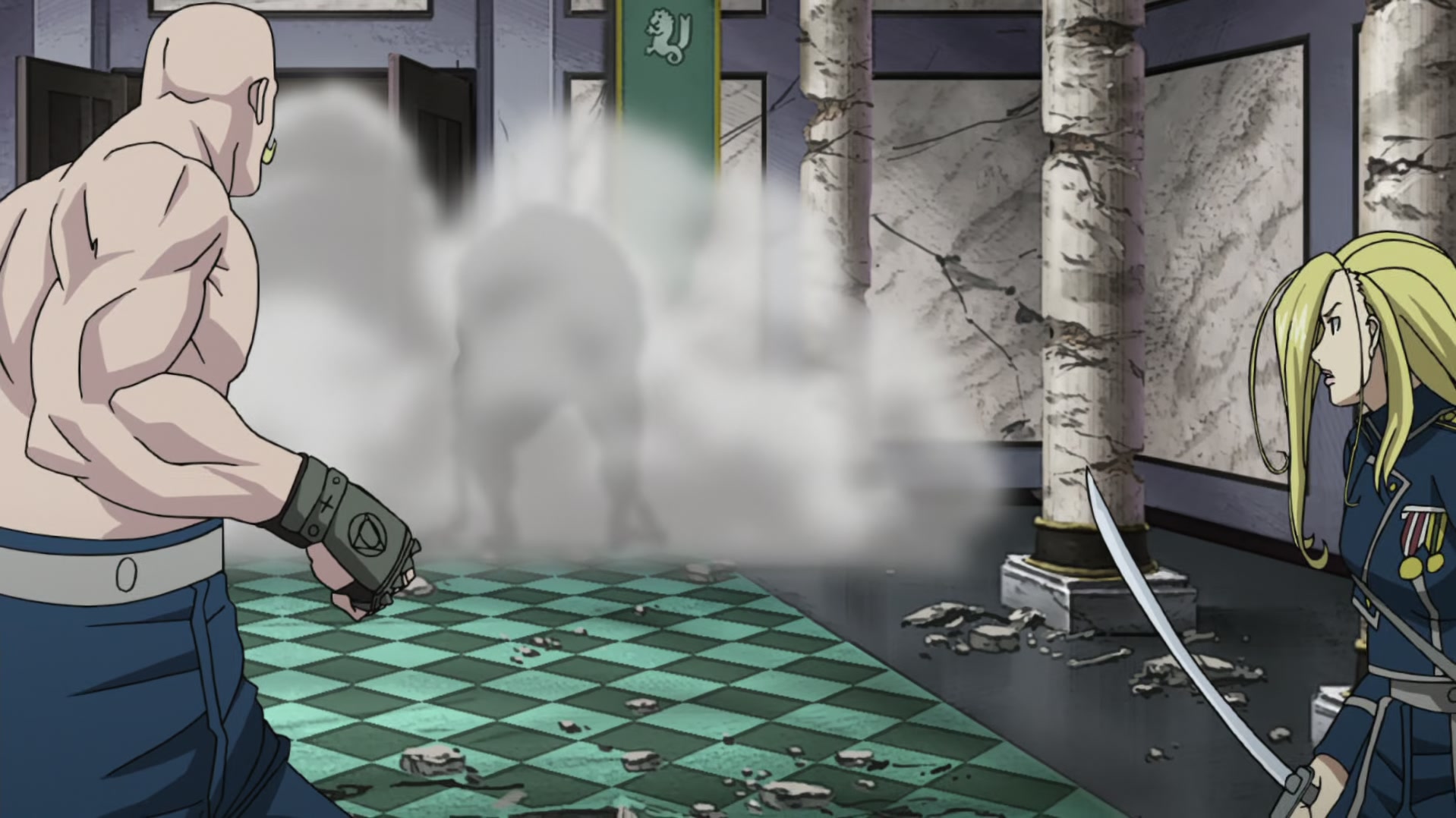 Fullmetal Alchemist: Brotherhood Ep 52: Combined Strength @ 00:06:07