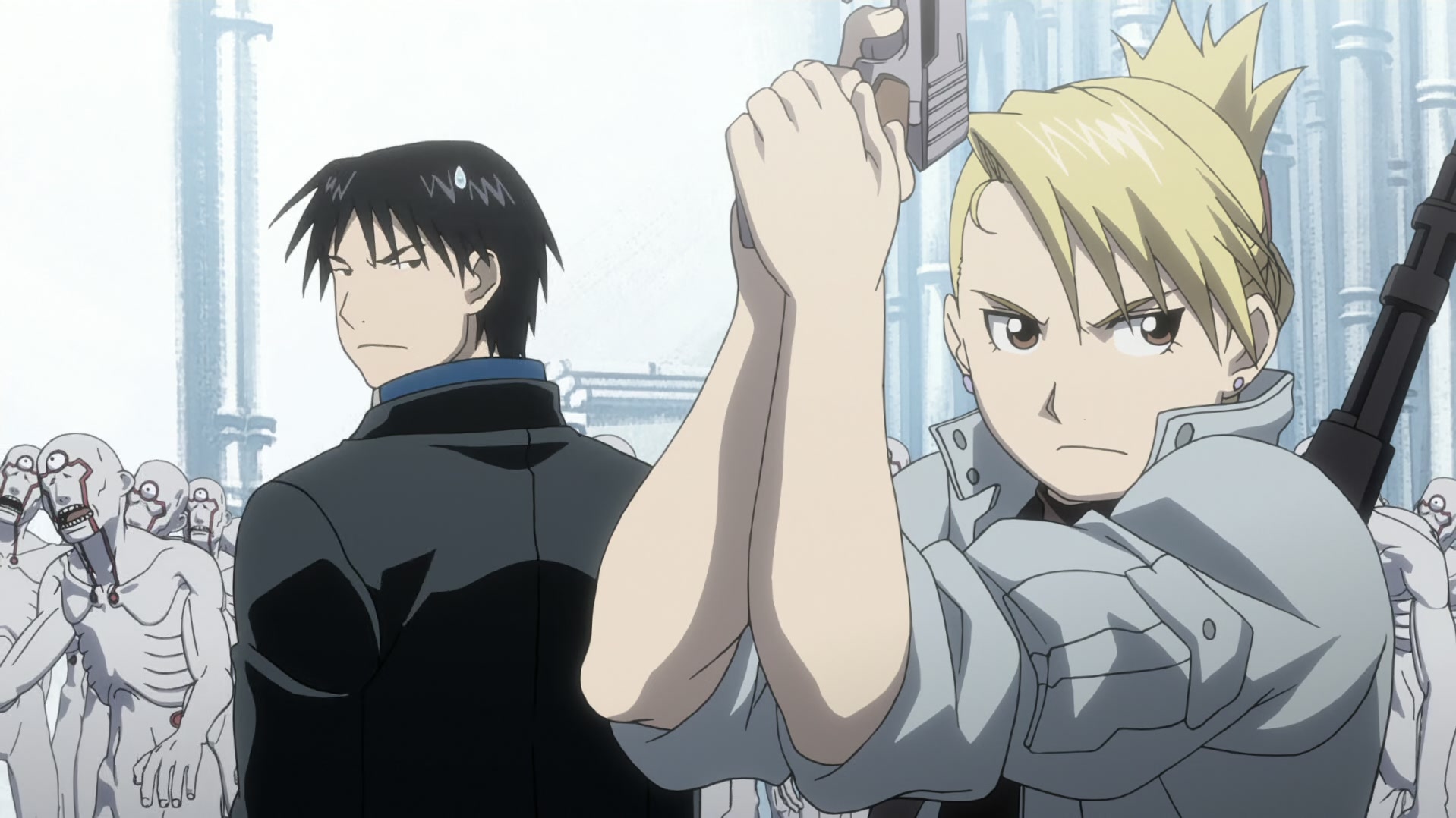 Fullmetal Alchemist: Brotherhood Ep 53: Flame of Vengeance @ 00:08:52