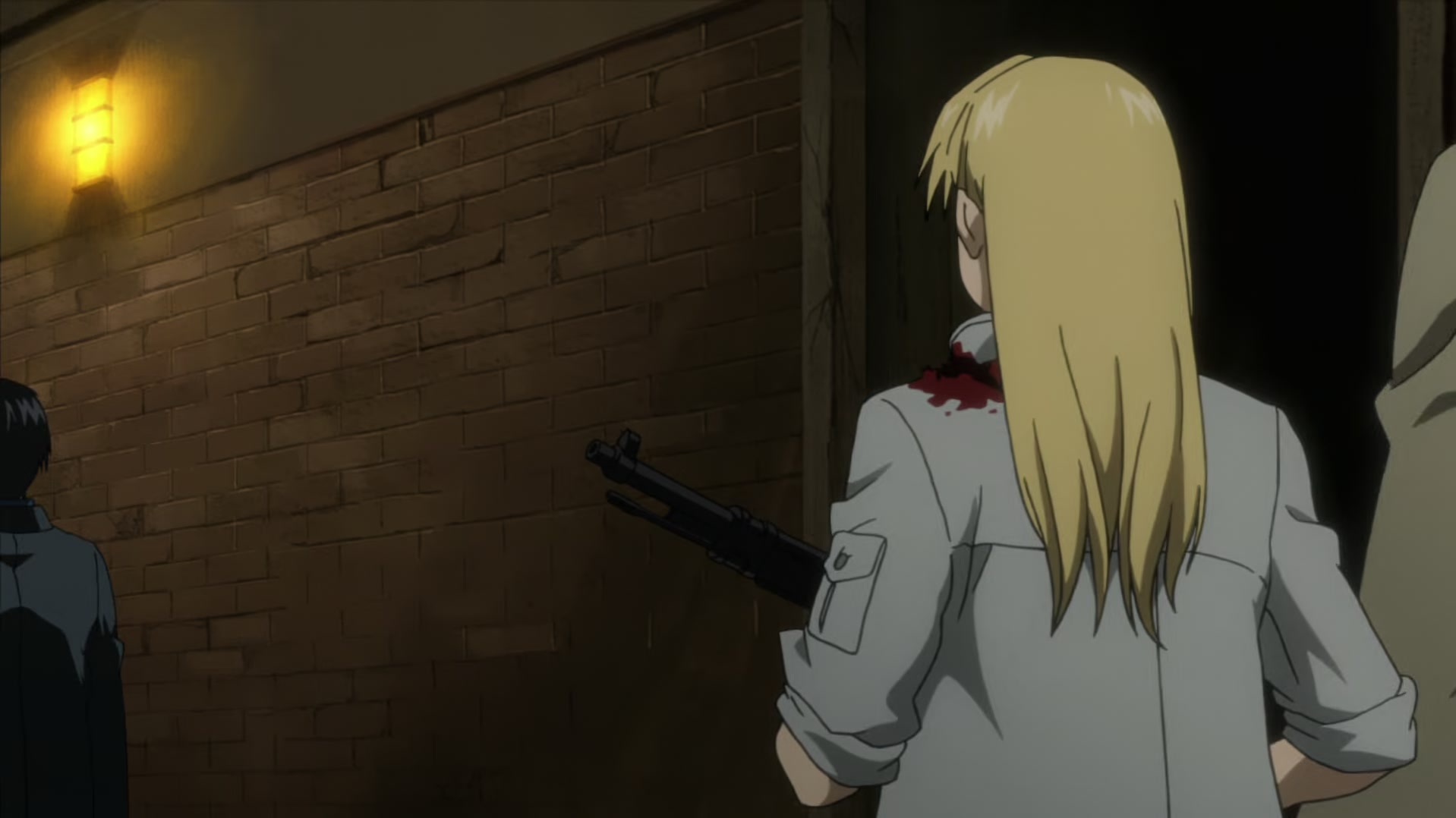 Fullmetal Alchemist: Brotherhood Ep 55: The Adults' Way of Life @ 00:02:07