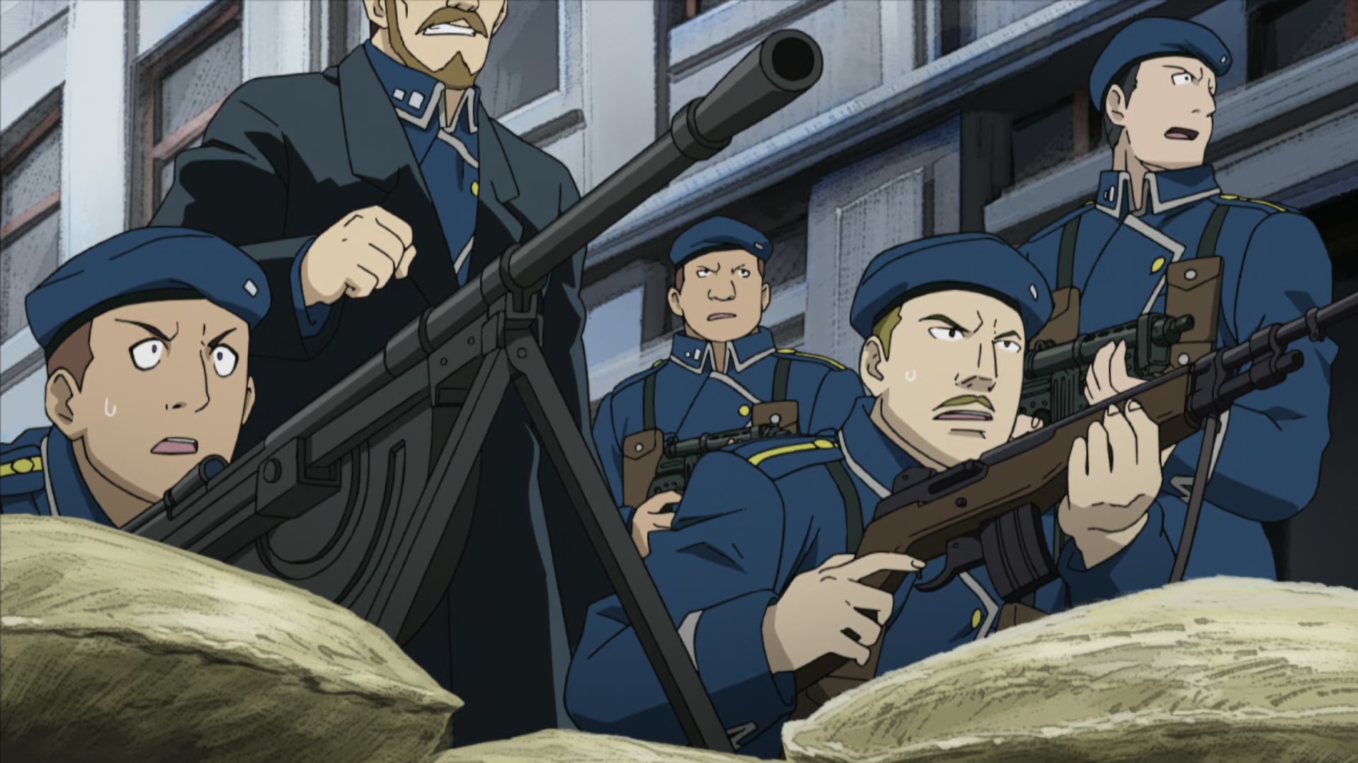 Fullmetal Alchemist: Brotherhood Ep 55: The Adults' Way of Life @ 00:03:28