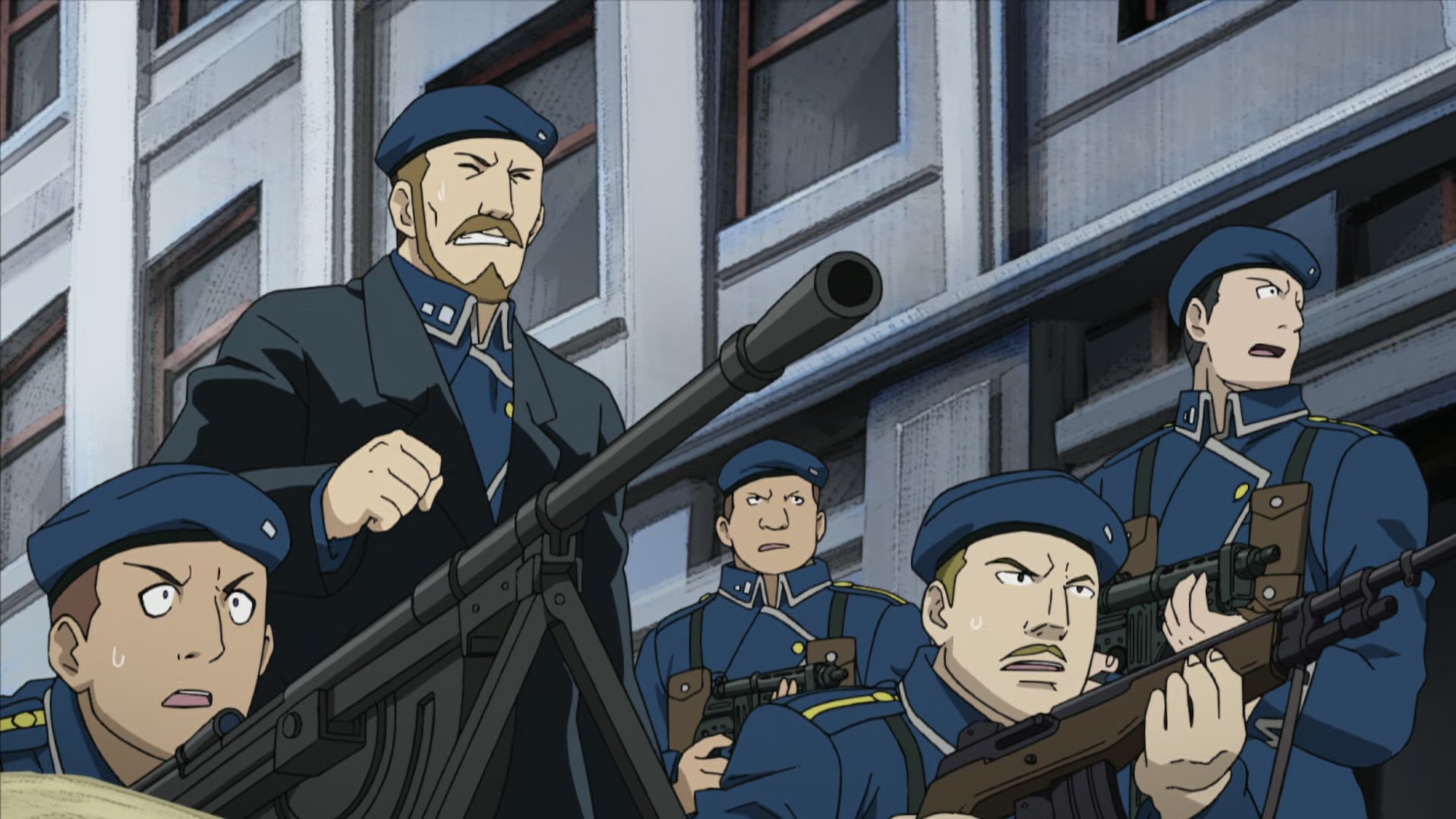 Fullmetal Alchemist: Brotherhood Ep 55: The Adults' Way of Life @ 00:03:31