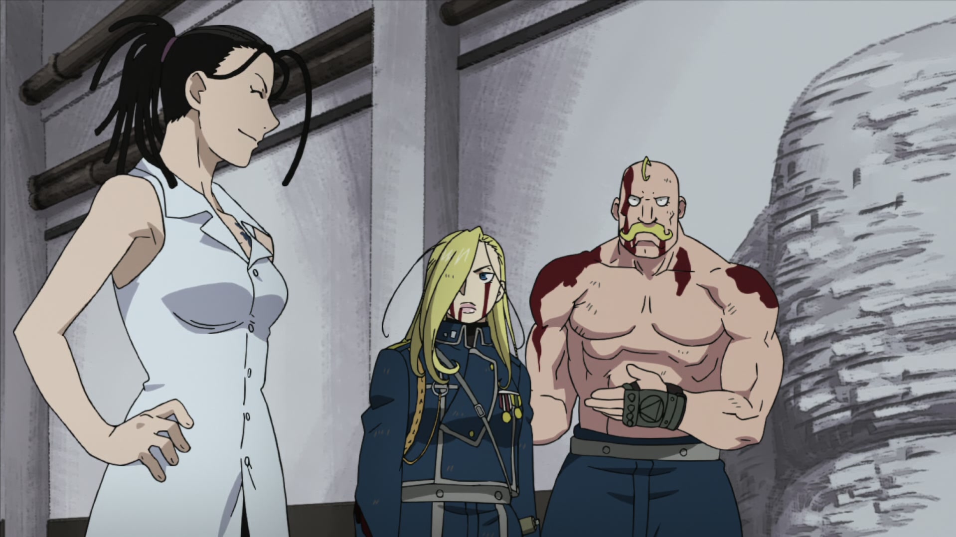 Fullmetal Alchemist: Brotherhood Ep 55: The Adults' Way of Life @ 00:08:52