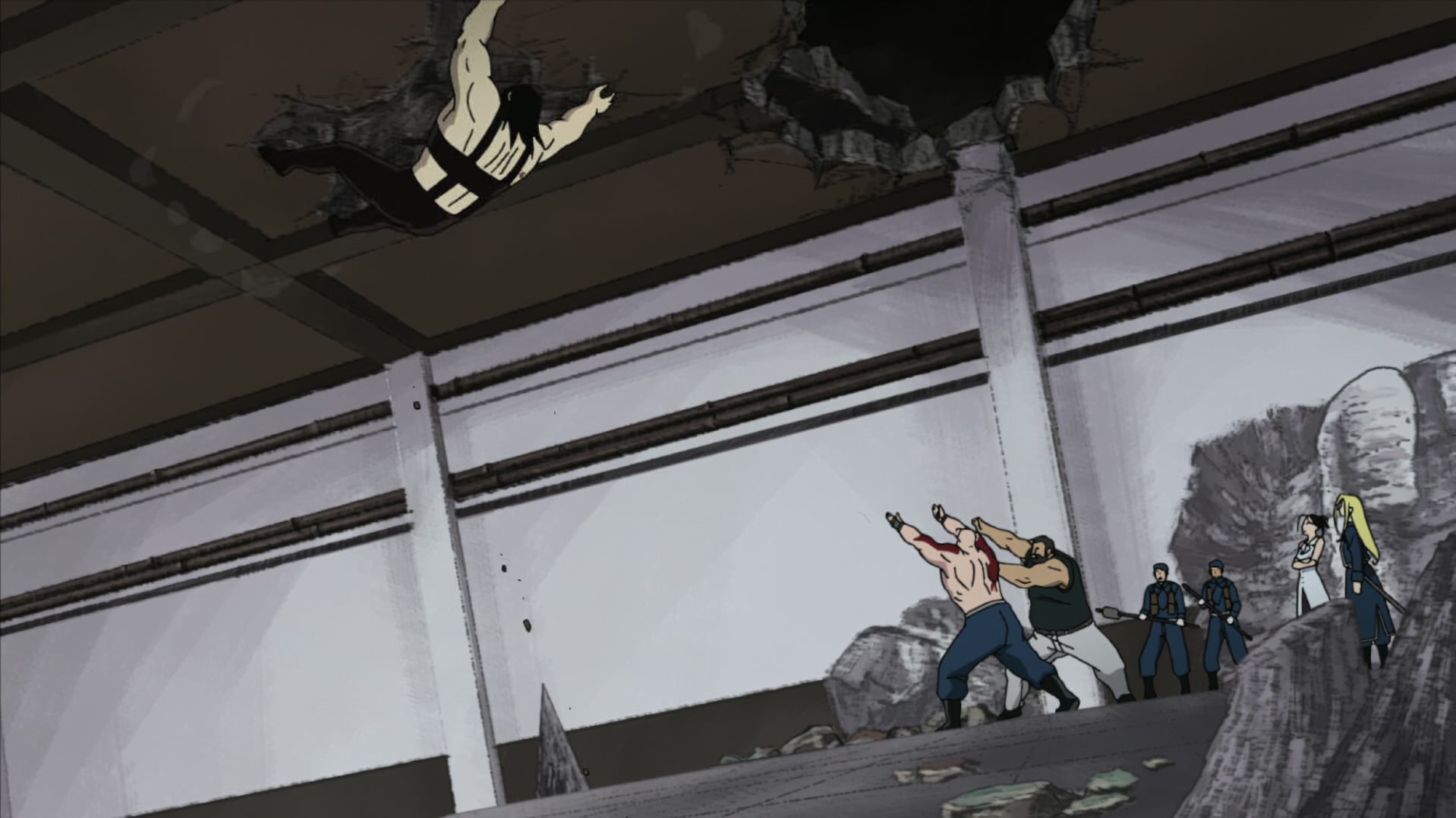 Fullmetal Alchemist: Brotherhood Ep 55: The Adults' Way of Life @ 00:09:36