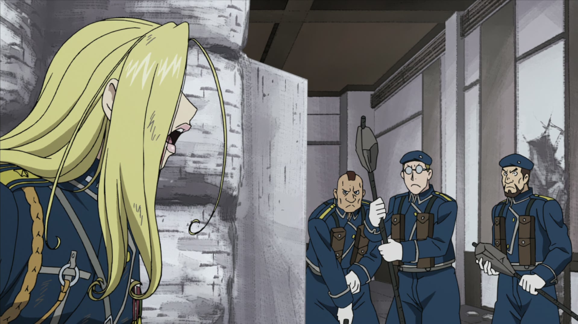 Fullmetal Alchemist: Brotherhood Ep 55: The Adults' Way of Life @ 00:11:01