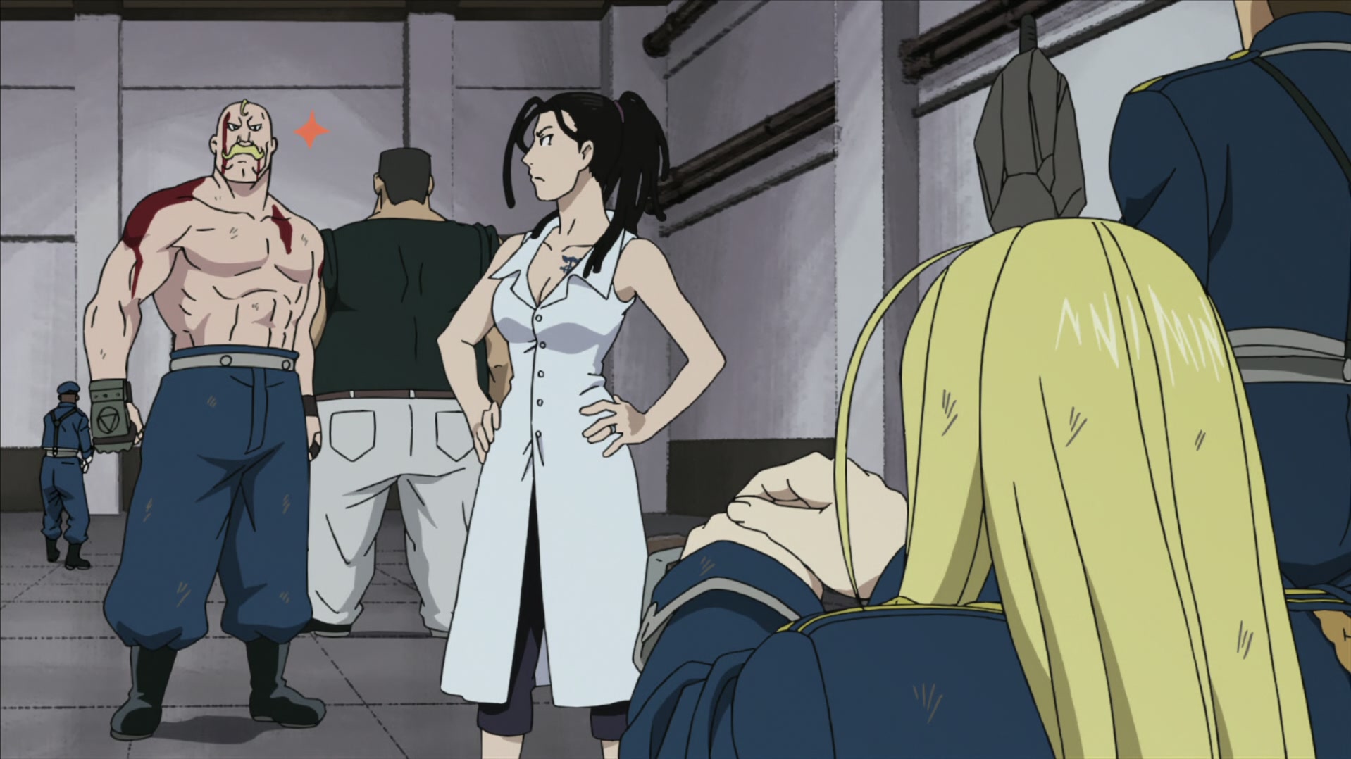 Fullmetal Alchemist: Brotherhood Ep 55: The Adults' Way of Life @ 00:11:58