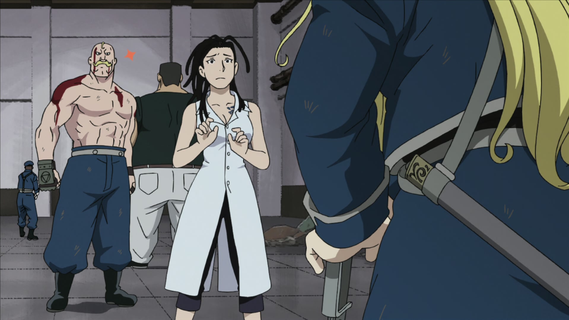 Fullmetal Alchemist: Brotherhood Ep 55: The Adults' Way of Life @ 00:12:05