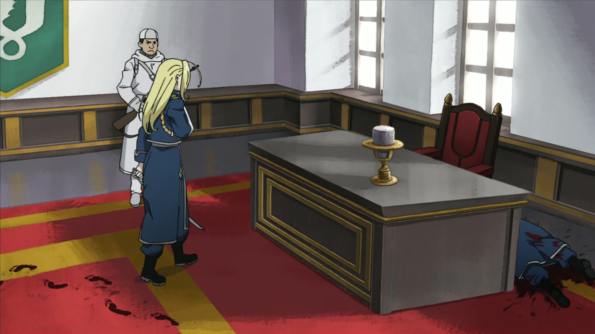 Fullmetal Alchemist: Brotherhood Ep 55: The Adults' Way of Life @ 00:19:24