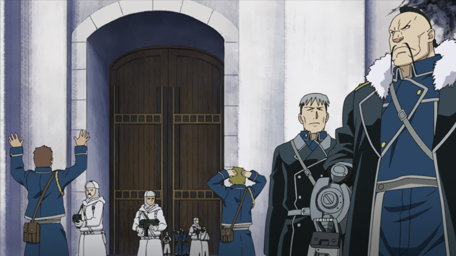 Fullmetal Alchemist: Brotherhood Ep 55: The Adults' Way of Life @ 00:20:08