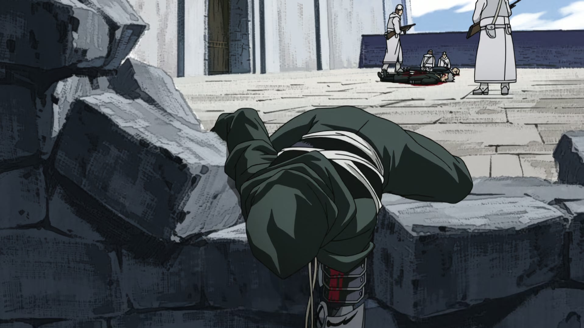 Fullmetal Alchemist: Brotherhood Ep 58: Sacrifices @ 00:03:55