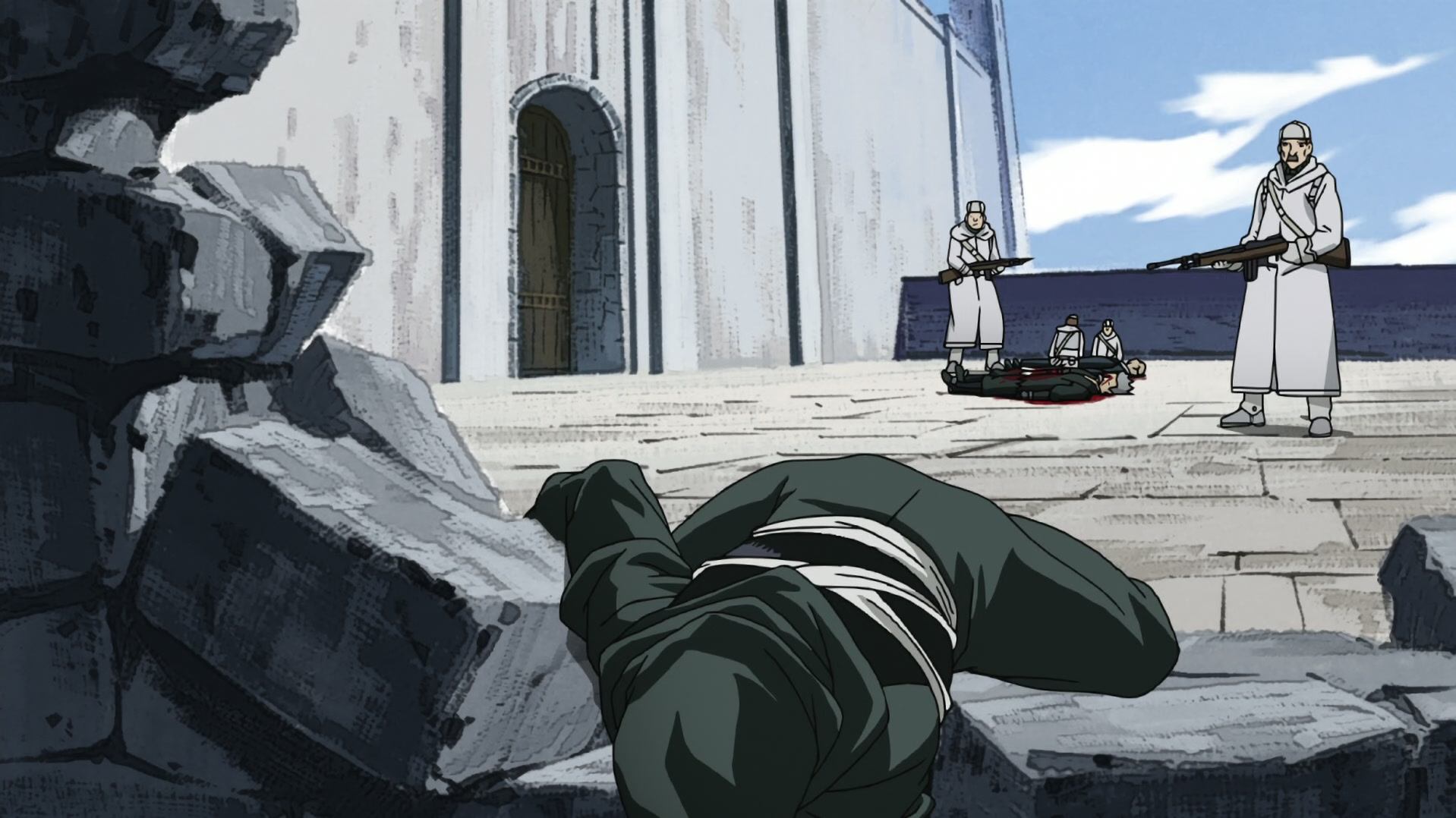 Fullmetal Alchemist: Brotherhood Ep 58: Sacrifices @ 00:03:58