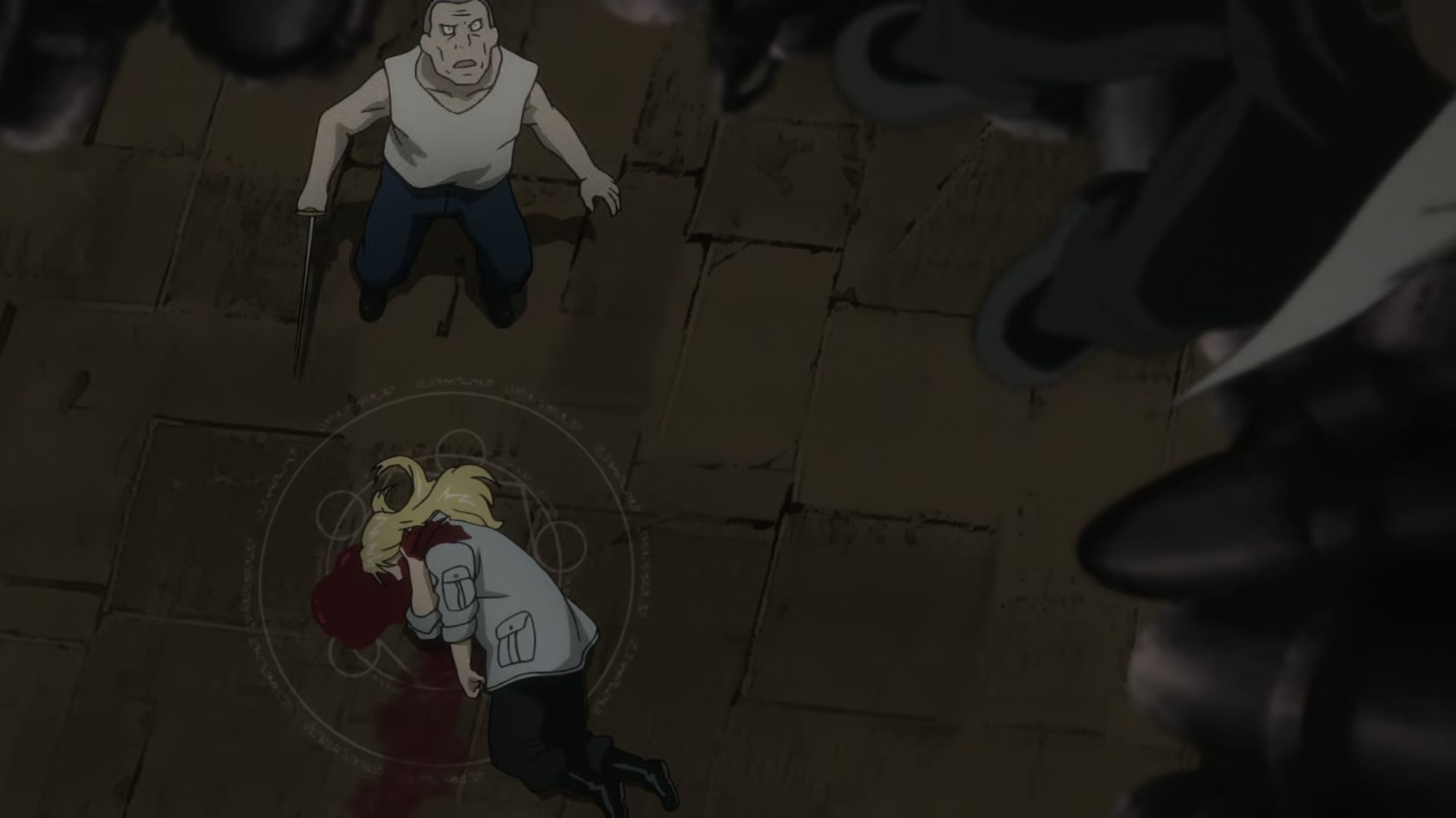 Fullmetal Alchemist: Brotherhood Ep 59: Lost Light @ 00:03:35