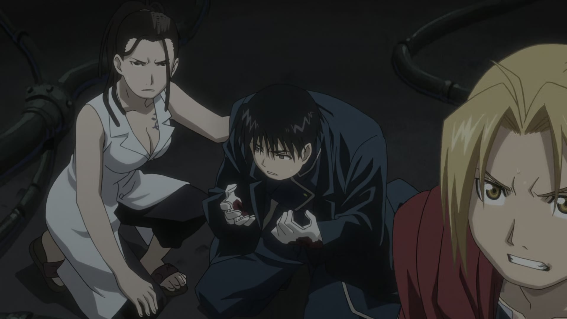 Fullmetal Alchemist: Brotherhood Ep 60: Eye of Heaven, Gateway of Earth @ 00:03:30