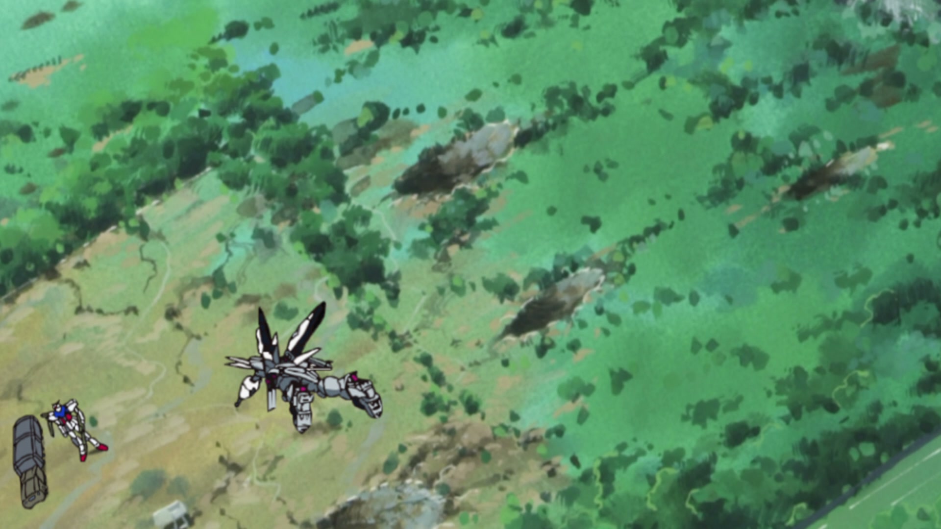 Mobile Suit Gundam SEED Ep 3: Collapsing Land @ 00:03:00