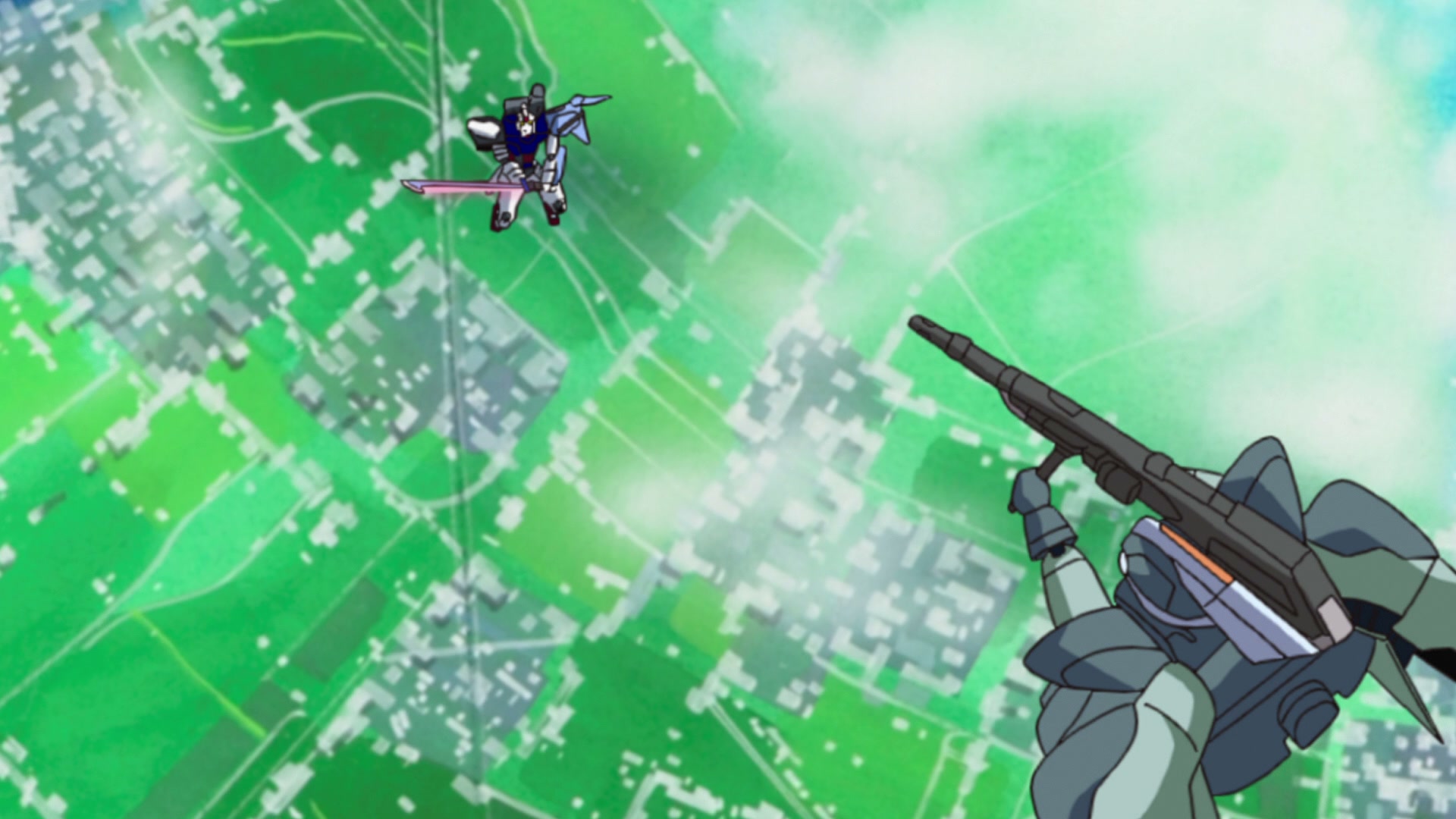 Mobile Suit Gundam SEED Ep 3: Collapsing Land @ 00:18:17