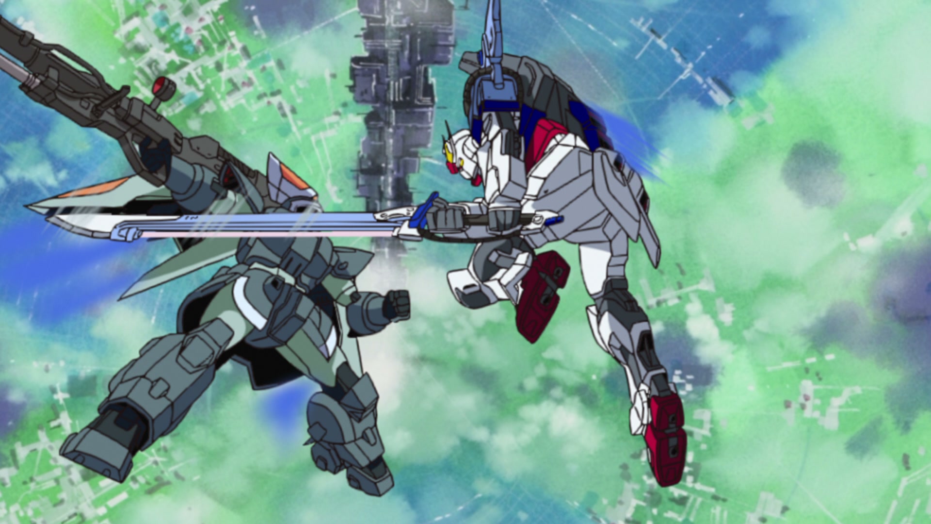 Mobile Suit Gundam SEED Ep 3: Collapsing Land @ 00:19:39