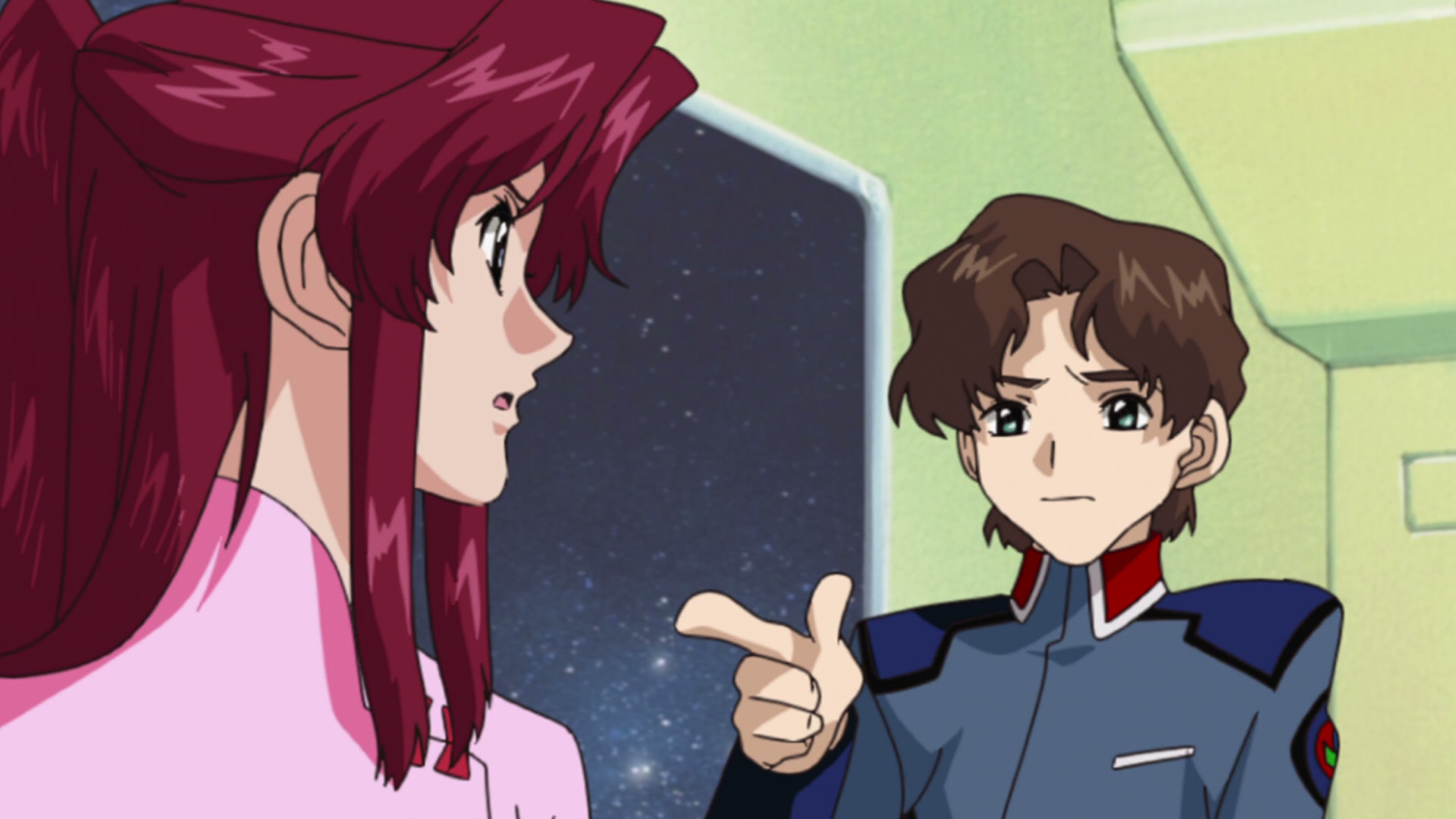 Mobile Suit Gundam SEED Ep 7: The Scar of Space @ 00:03:26