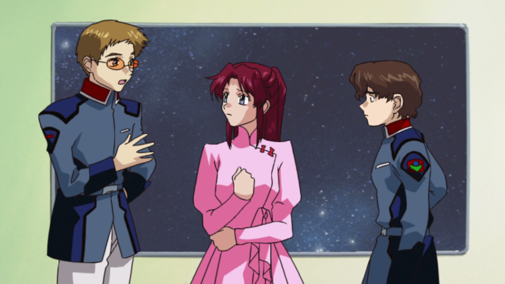 Mobile Suit Gundam SEED Ep 7: The Scar of Space @ 00:03:37