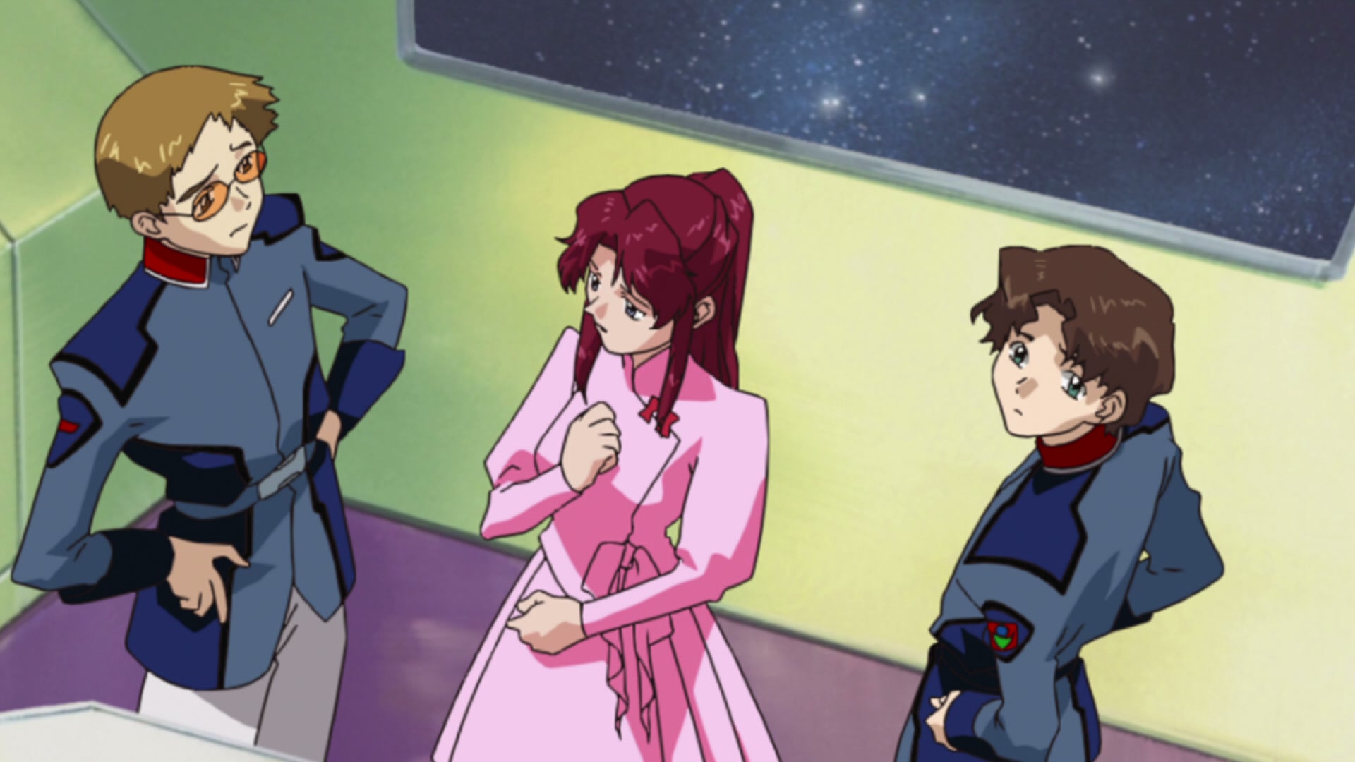 Mobile Suit Gundam SEED Ep 7: The Scar of Space @ 00:03:52