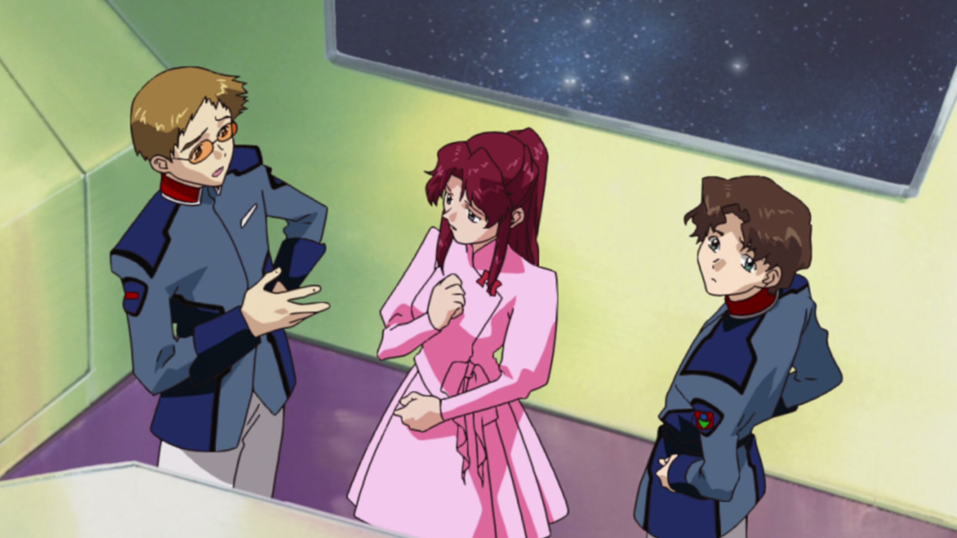 Mobile Suit Gundam SEED Ep 7: The Scar of Space @ 00:03:56