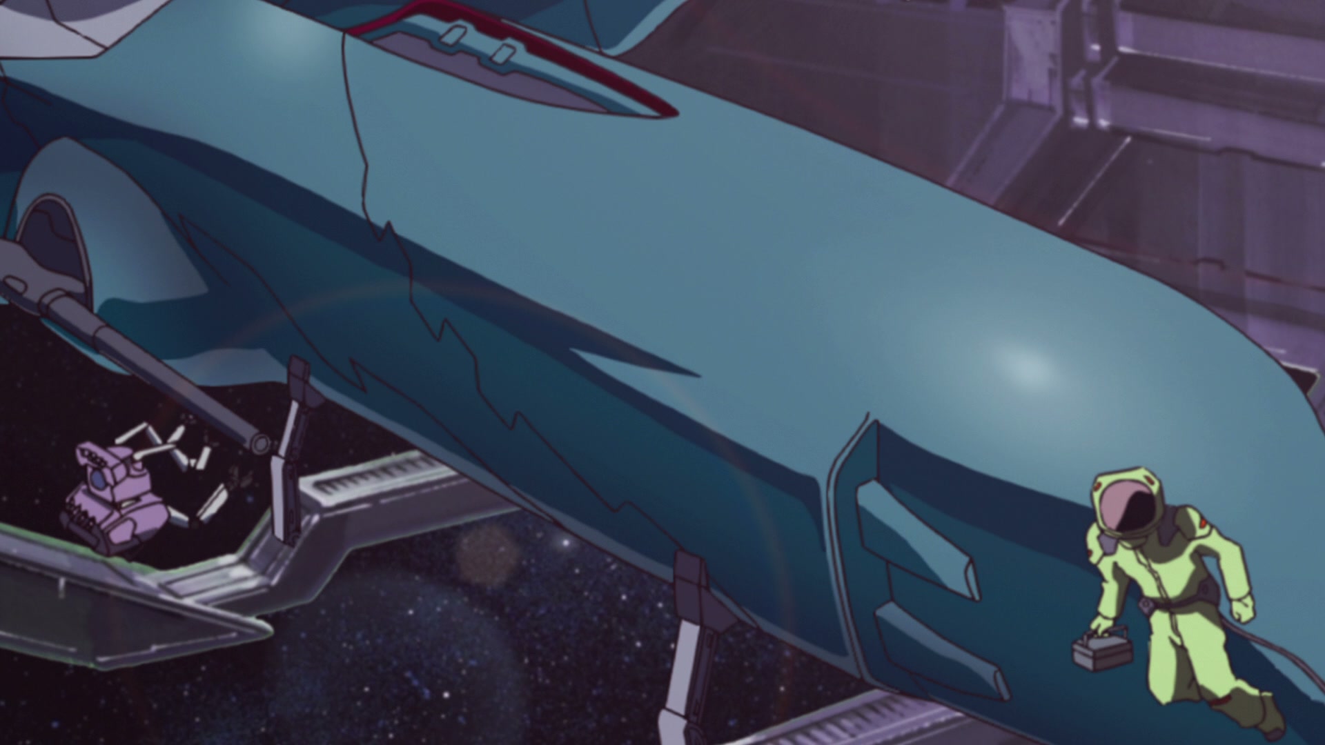 Mobile Suit Gundam SEED Ep 7: The Scar of Space @ 00:04:07