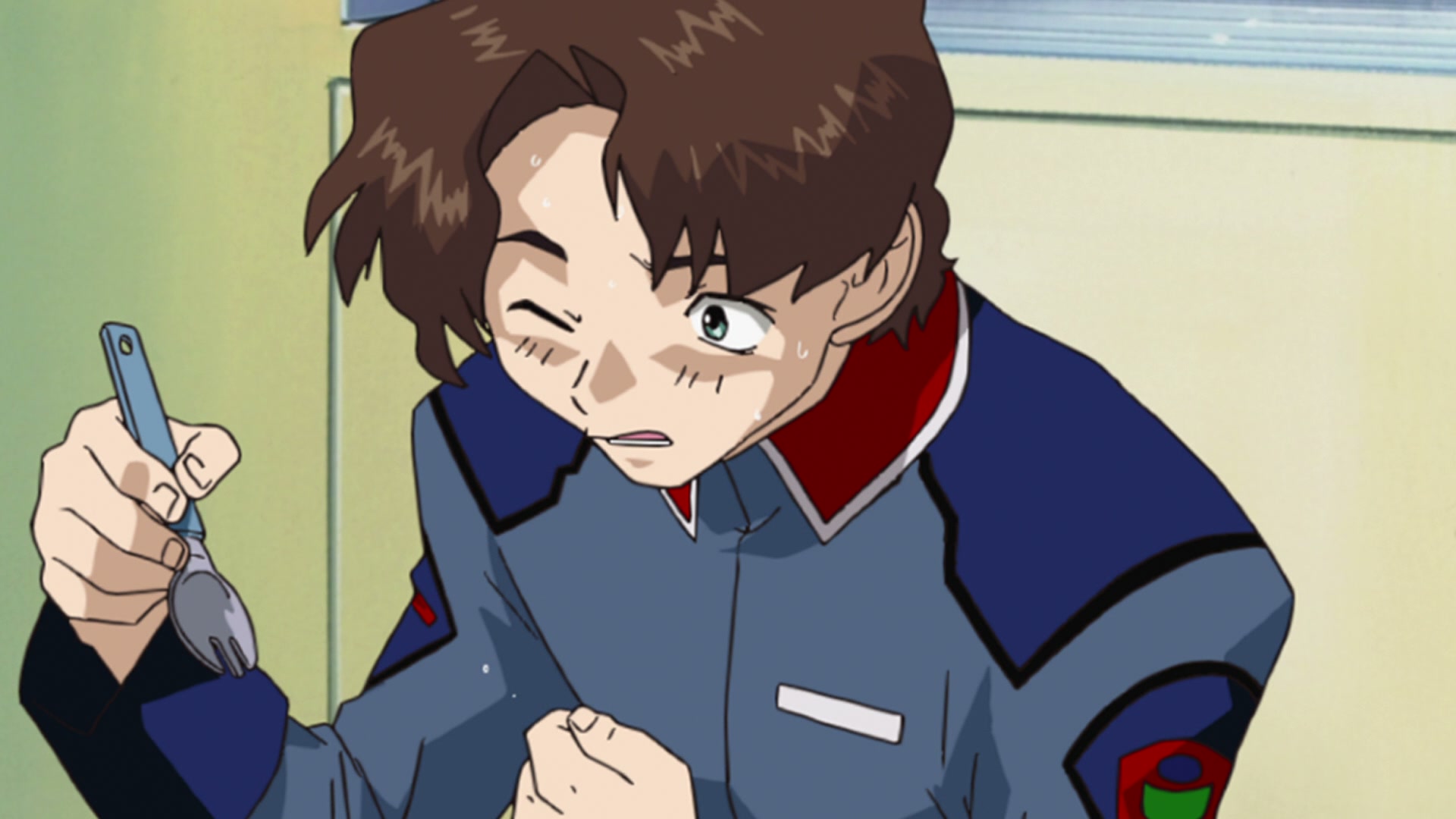 Mobile Suit Gundam SEED Ep 7: The Scar of Space @ 00:05:53