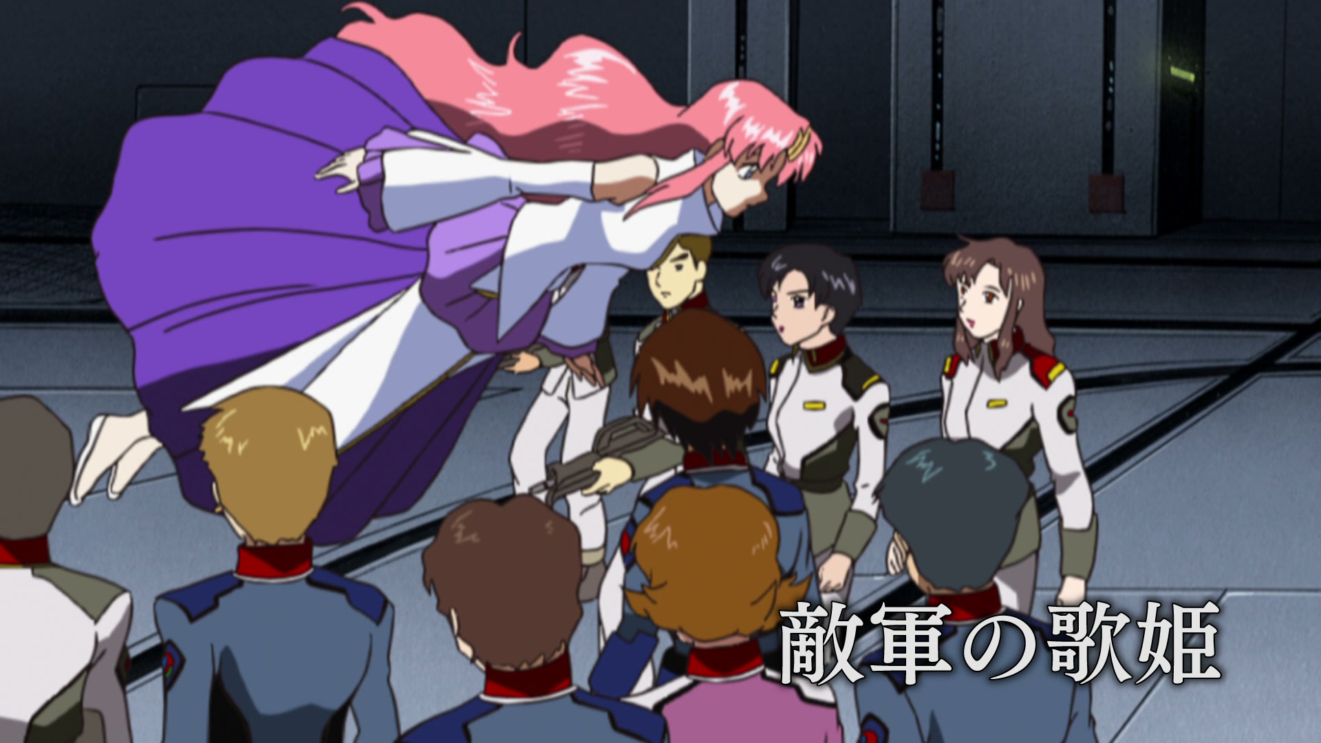 Mobile Suit Gundam SEED Ep 8: The Songstress of the Enemy Forces @ 00:02:57