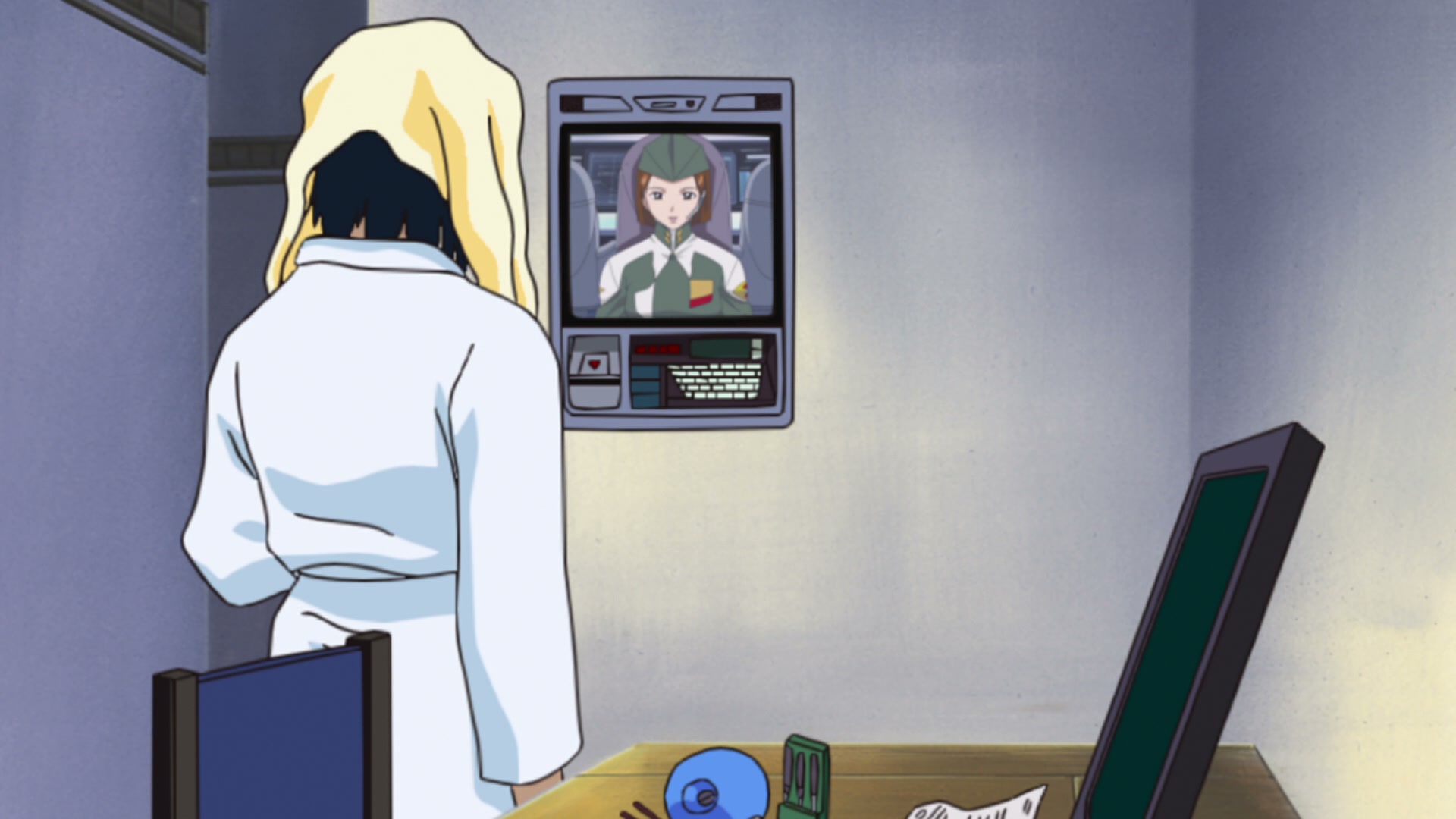 Mobile Suit Gundam SEED Ep 8: The Songstress of the Enemy Forces @ 00:04:17