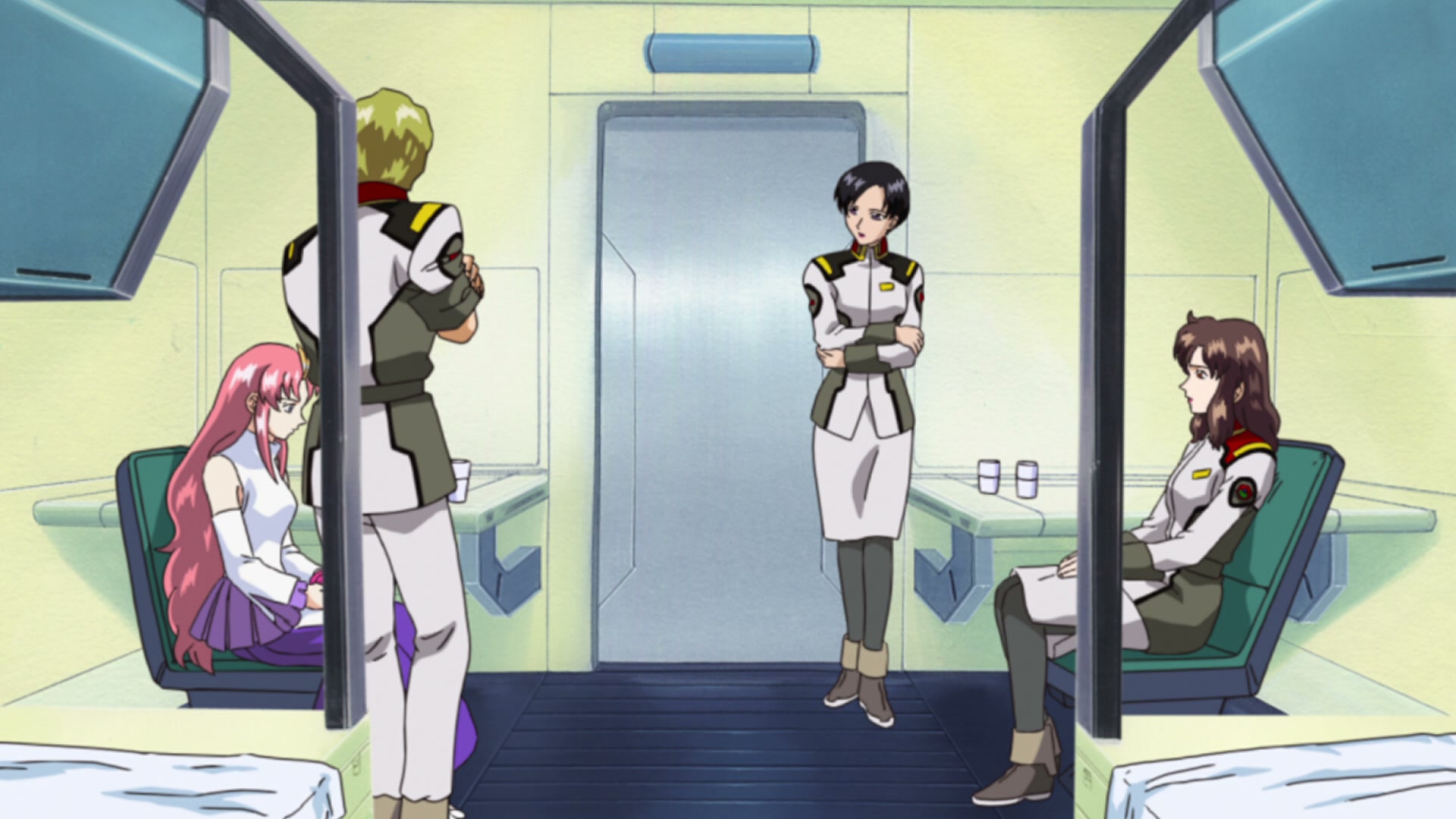 Mobile Suit Gundam SEED Ep 8: The Songstress of the Enemy Forces @ 00:06:56
