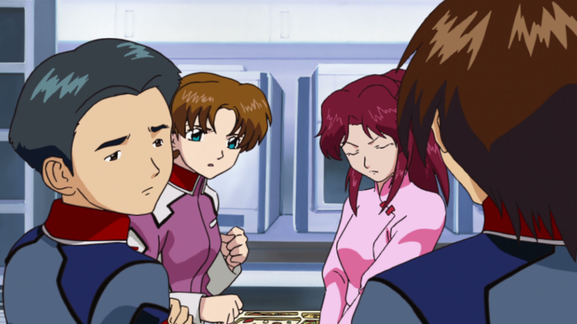 Mobile Suit Gundam SEED Ep 8: The Songstress of the Enemy Forces @ 00:10:48
