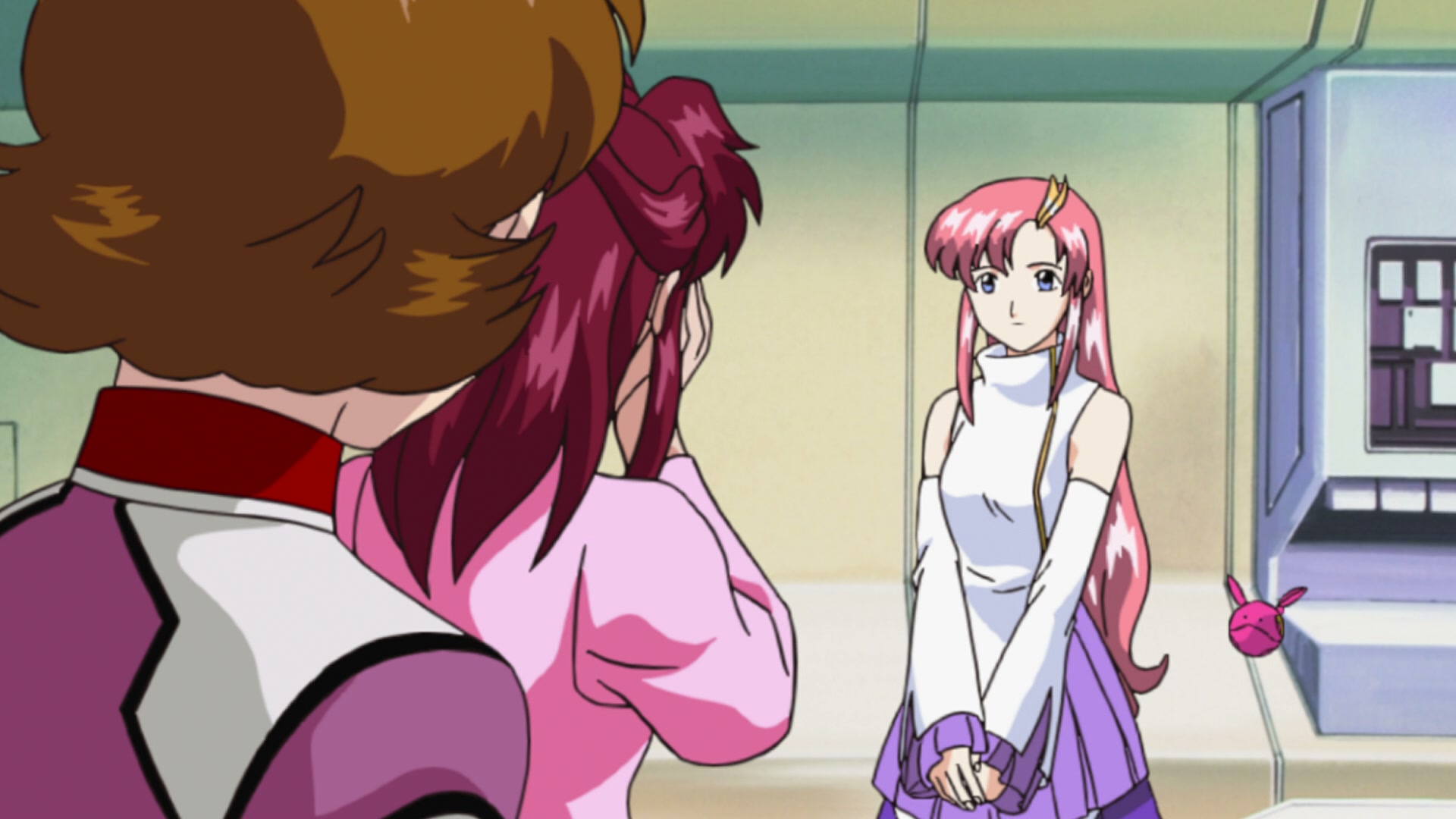 Mobile Suit Gundam SEED Ep 8: The Songstress of the Enemy Forces @ 00:13:50
