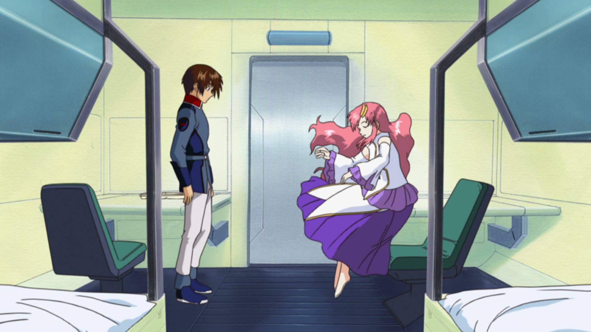 Mobile Suit Gundam SEED Ep 8: The Songstress of the Enemy Forces @ 00:15:48