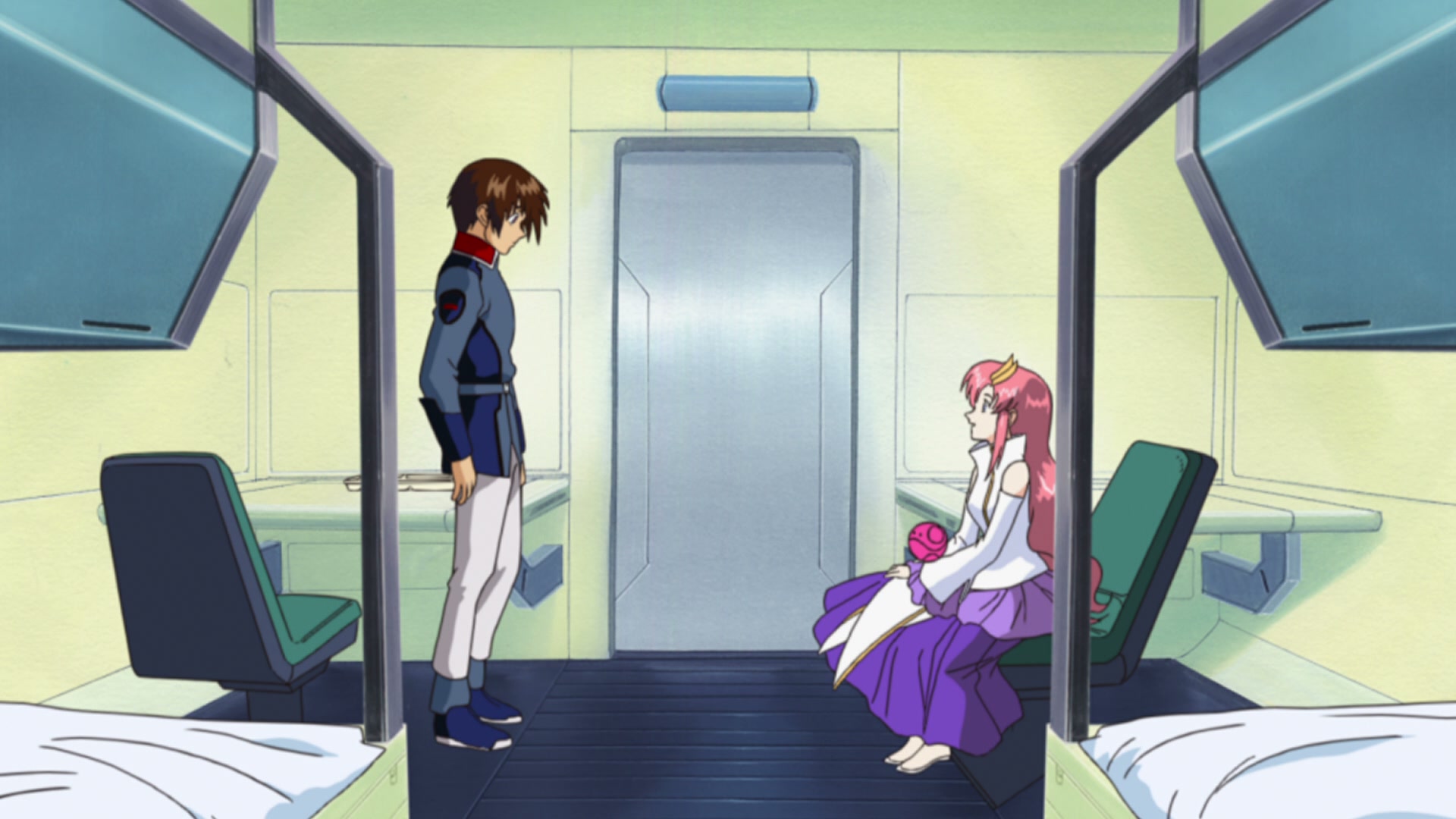 Mobile Suit Gundam SEED Ep 8: The Songstress of the Enemy Forces @ 00:15:52