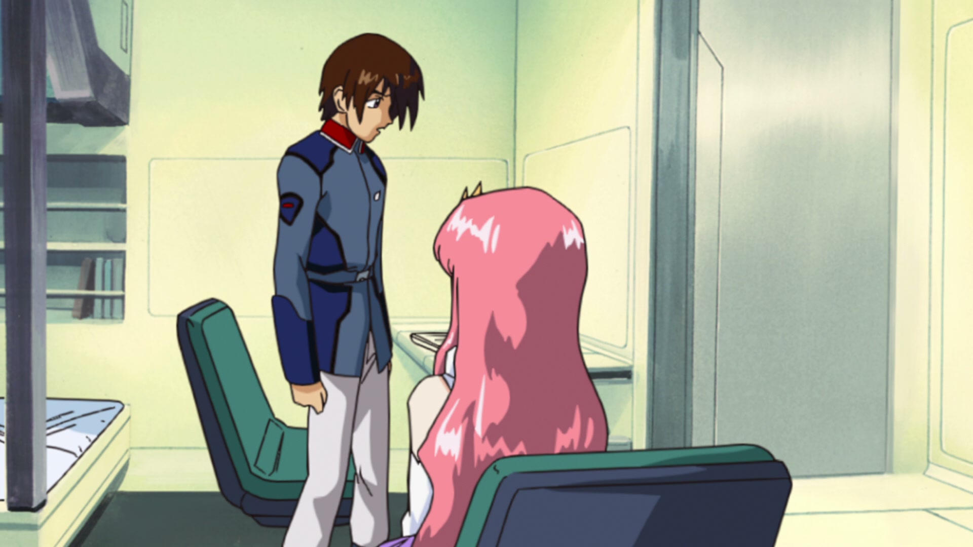 Mobile Suit Gundam SEED Ep 8: The Songstress of the Enemy Forces @ 00:15:59